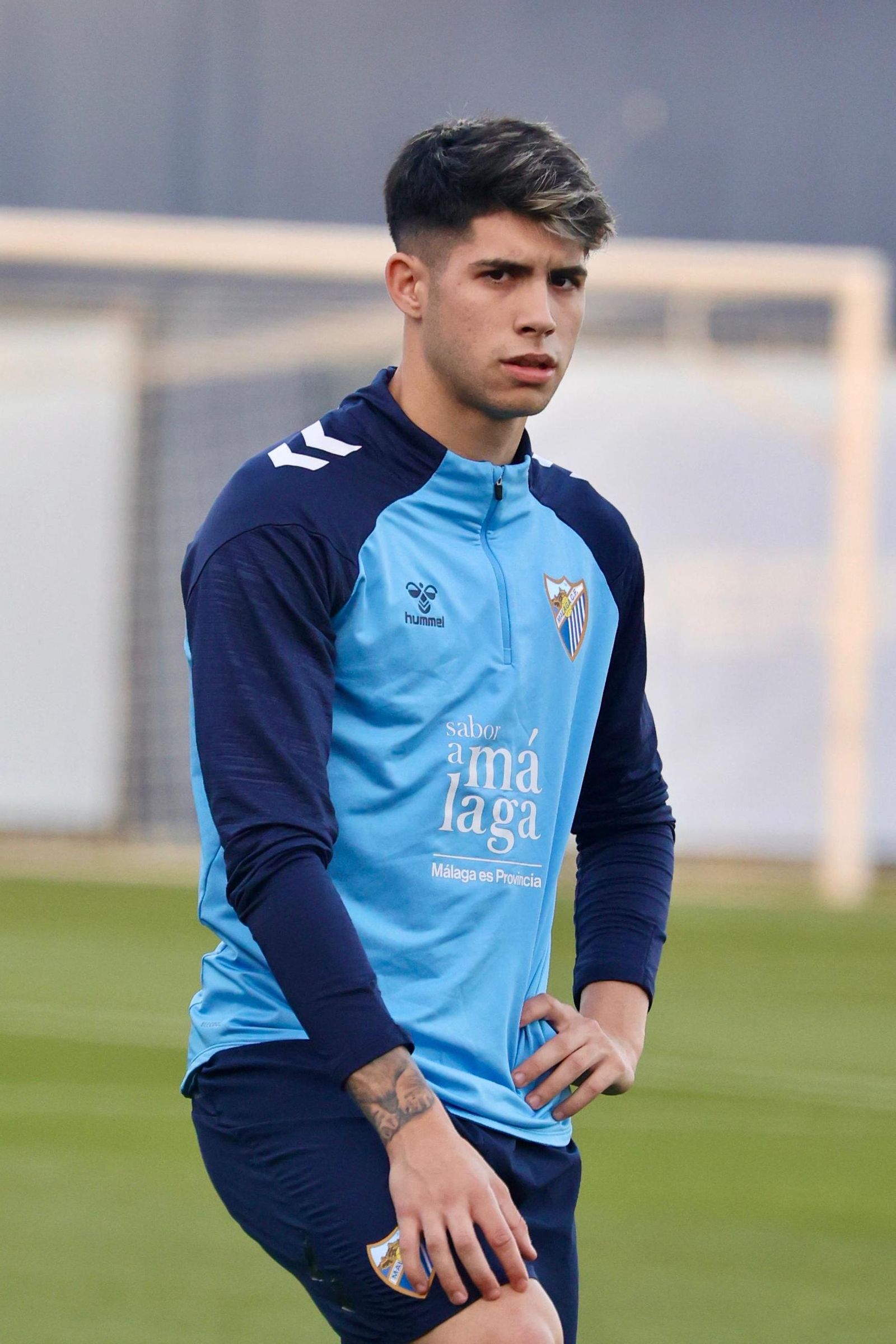 Kevin, novedad en el trabajo del Málaga CF