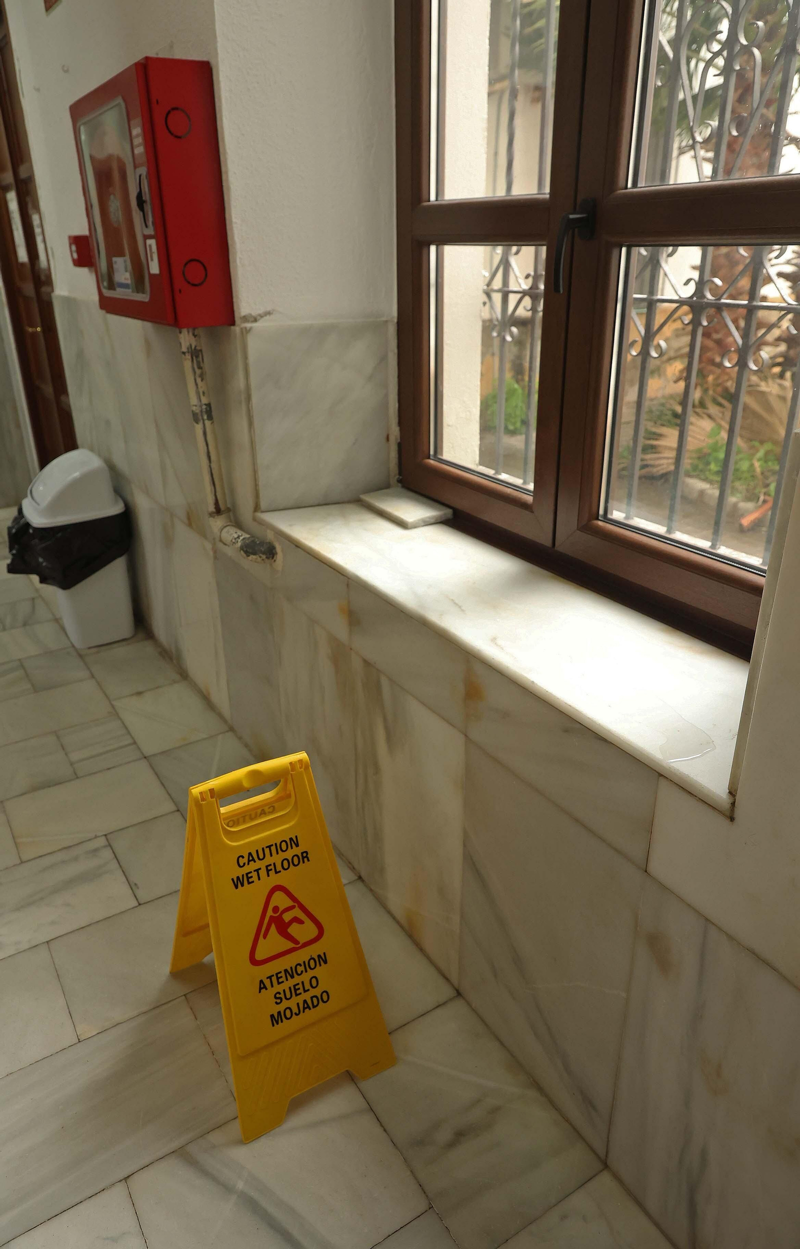 Fotos de las deficiencias en los juzgados del Palacio de Marzales de Algeciras