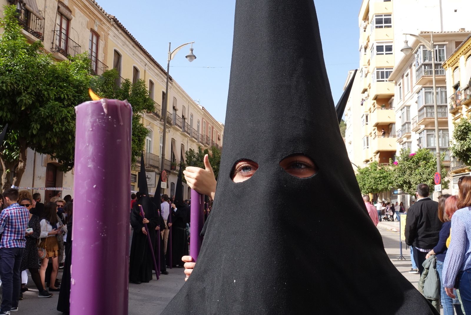 Las fotos de la cofradía del Amor, en el Viernes Santo de Málaga