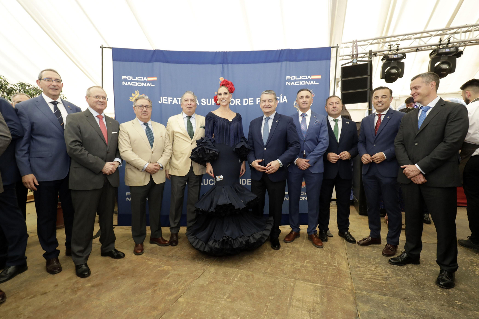 Recepción caseta de la Policía Nacional