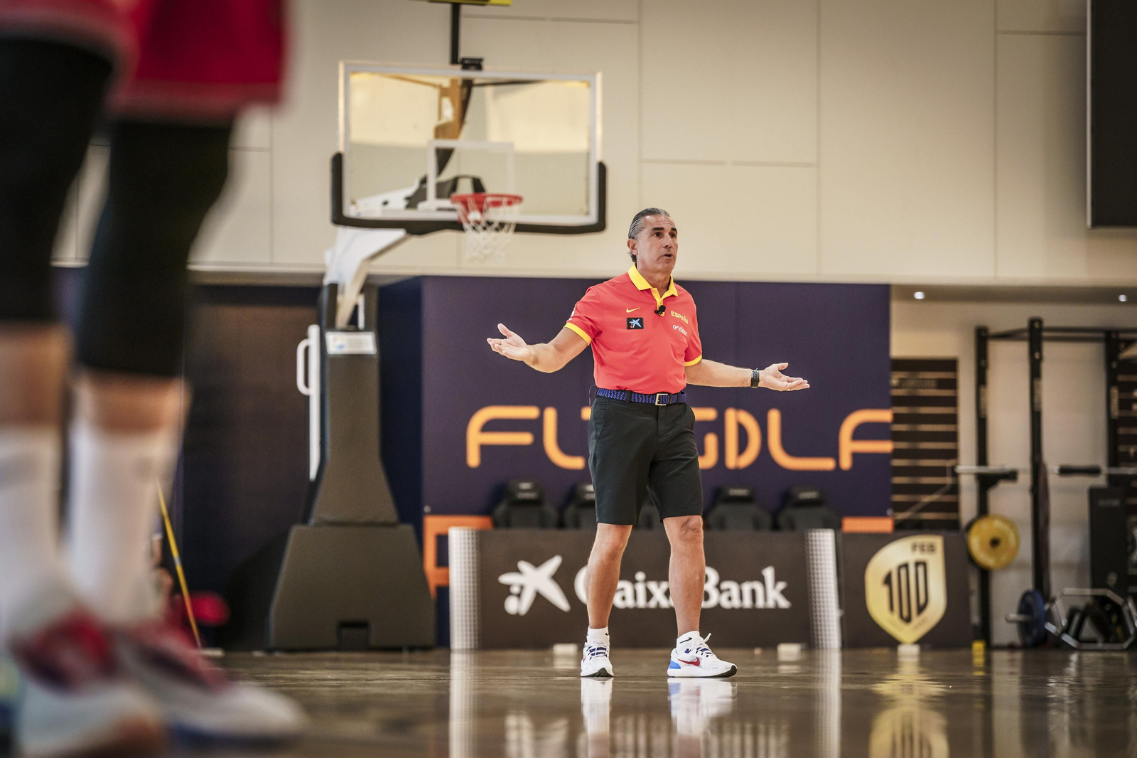 Sesión de la selección española en The Embassy