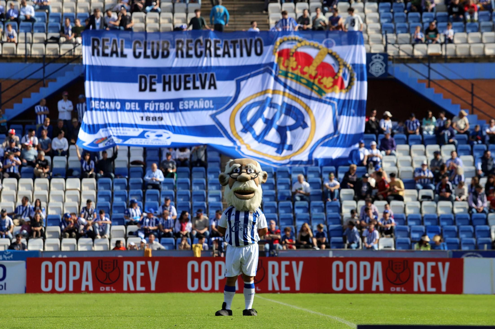 Las mejores imágenes del Recreativo de Huelva-Burgos, partido de eliminatoria de la Copa del Rey