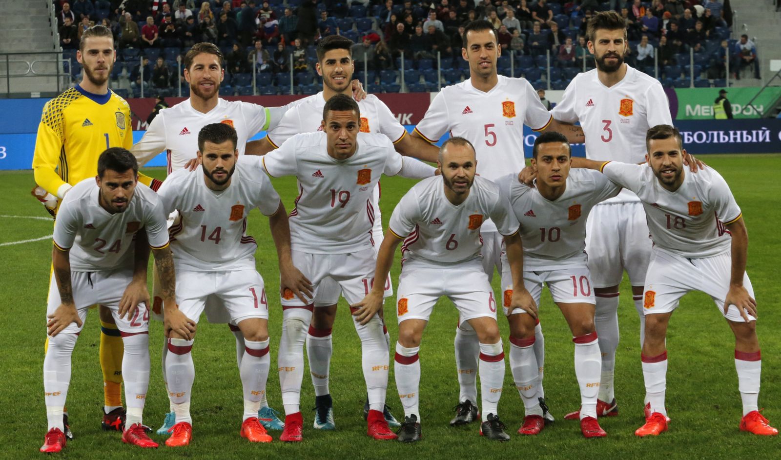 La galería del amistoso Rusia-España