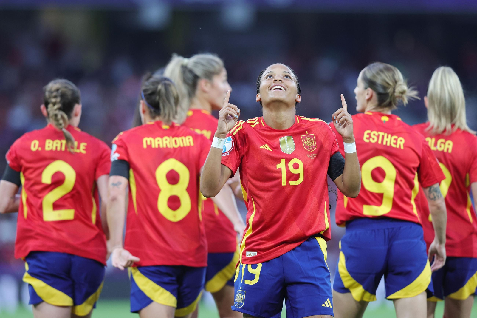 Las fotos del España-Portugal en la Eurocopa femenina