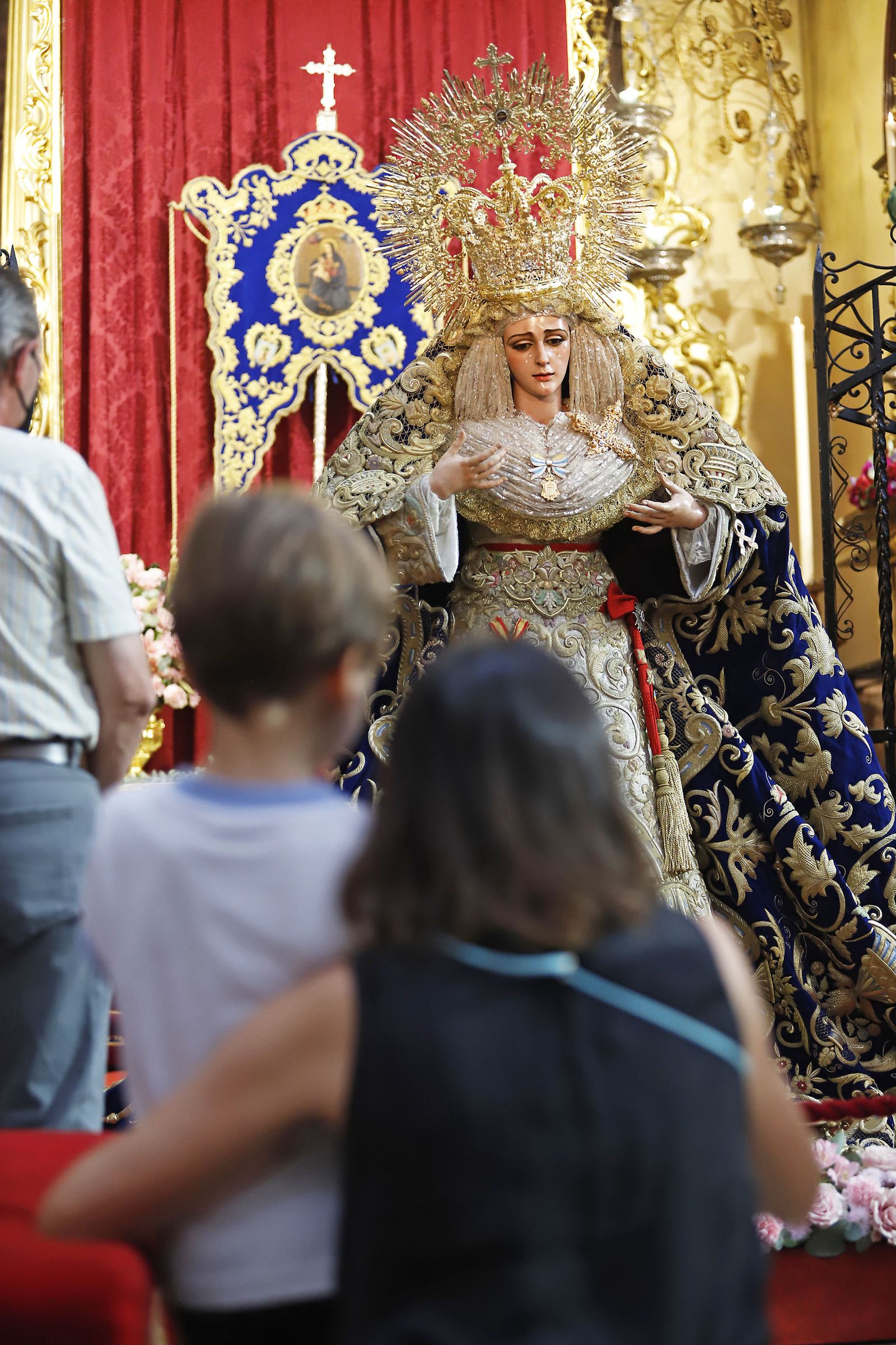 La Virgen de La Victoria regresa a la Parroquia del Sagrado Corazón de Jesús
