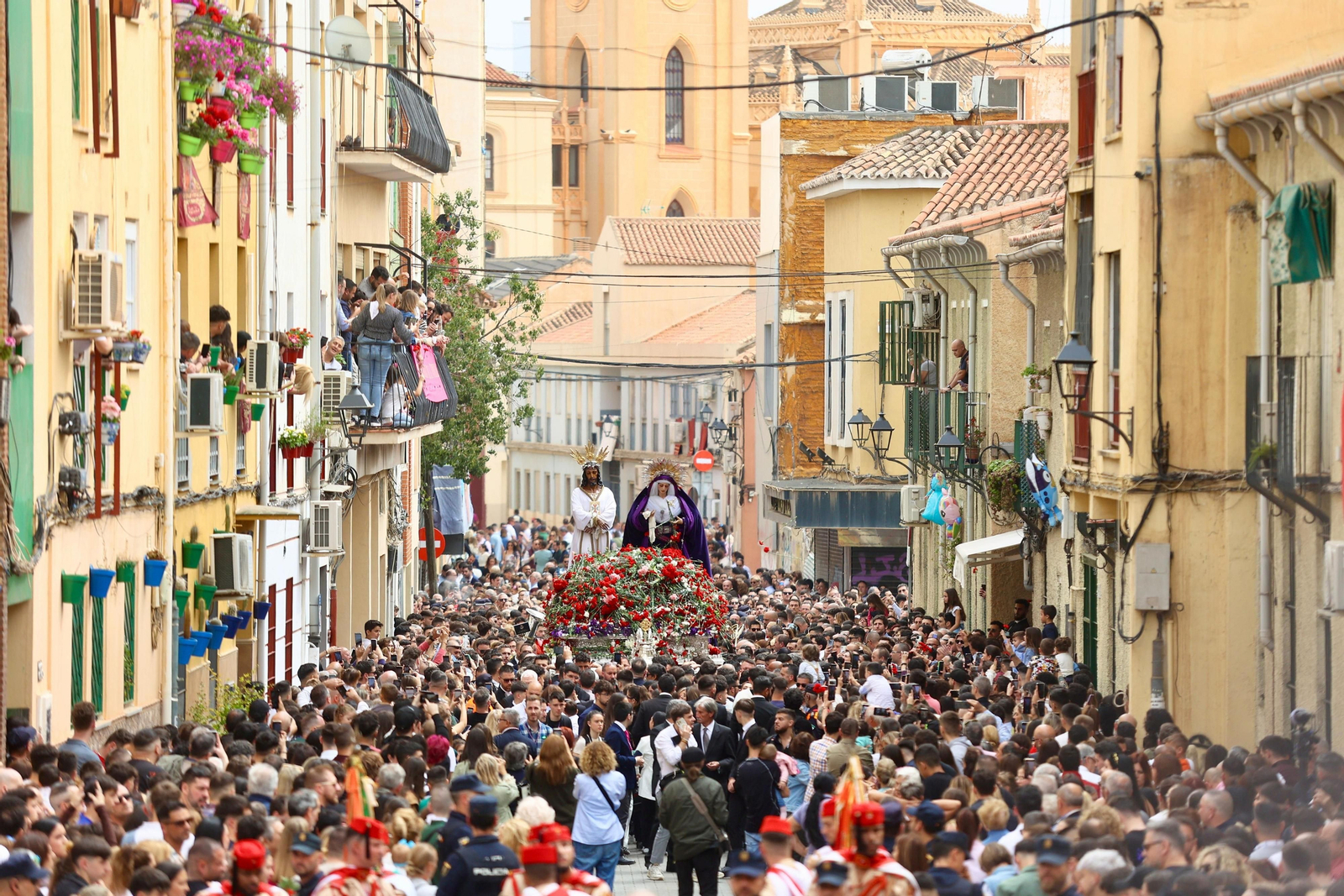 Las fotos del traslado del Cautivo el Sábado de Pasión en Málaga