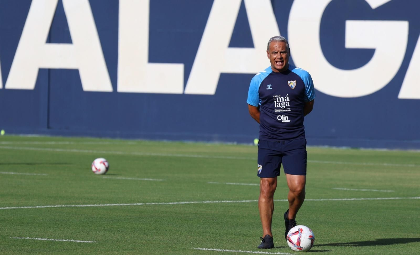 Haitam, como una moto en la última sesión del Málaga CF