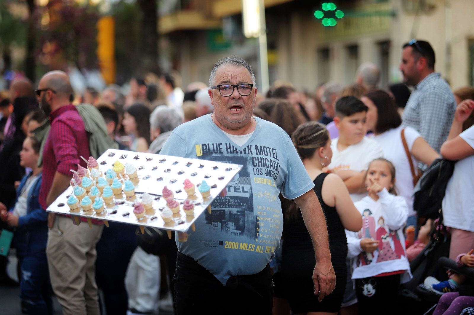 Imágenes de la procesión de la Virgen de los Dolores por Las Colonias