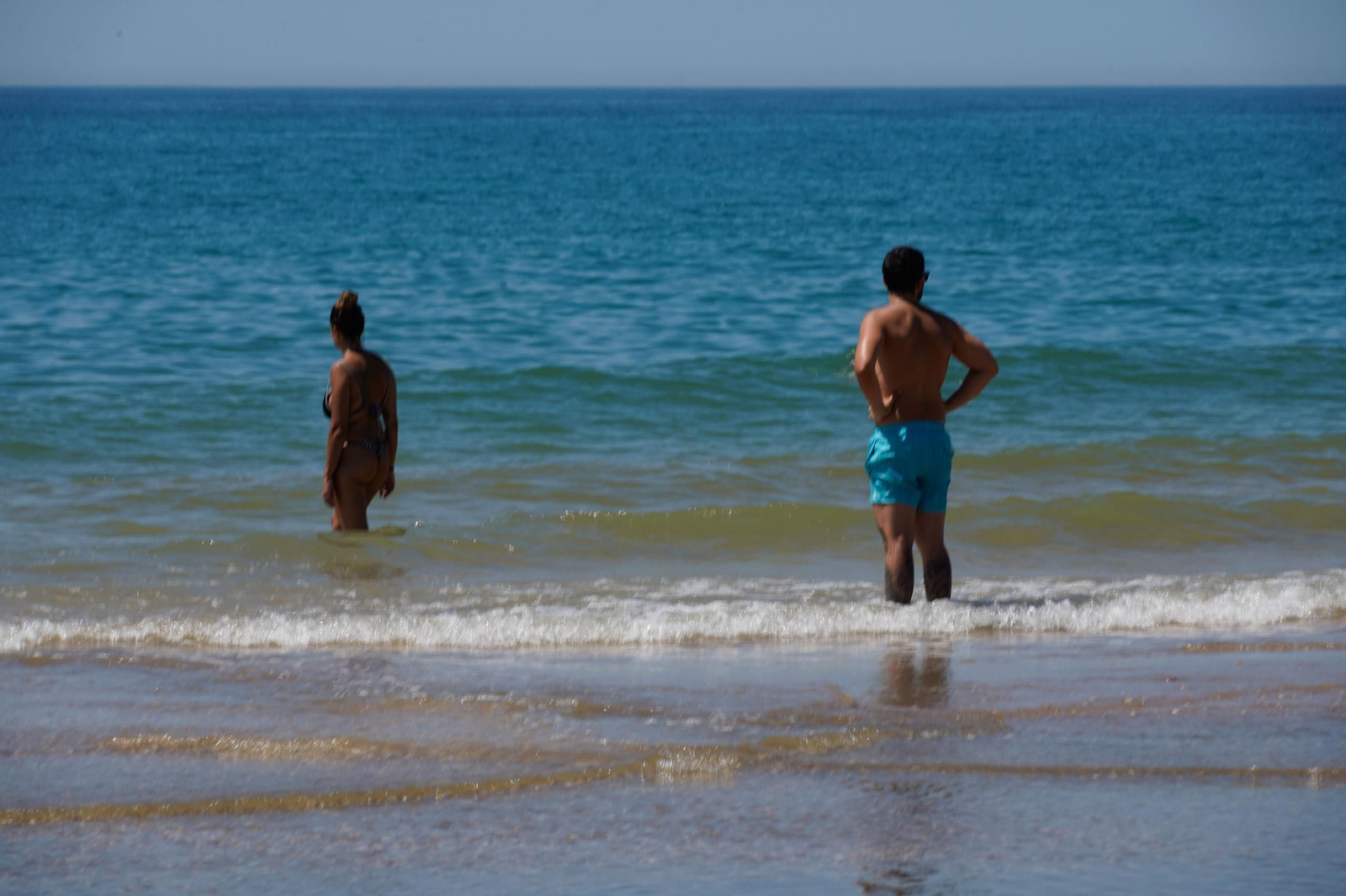 Imágenes de las playas de Huelva el sábado 17 de agosto