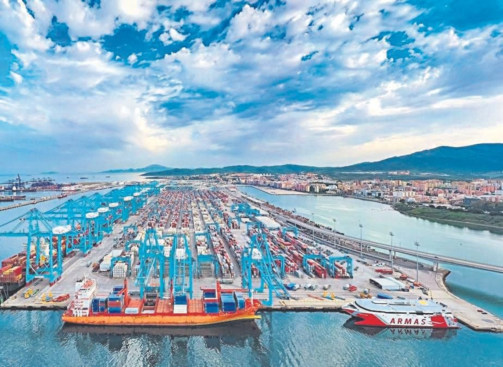 El puerto de Algeciras.