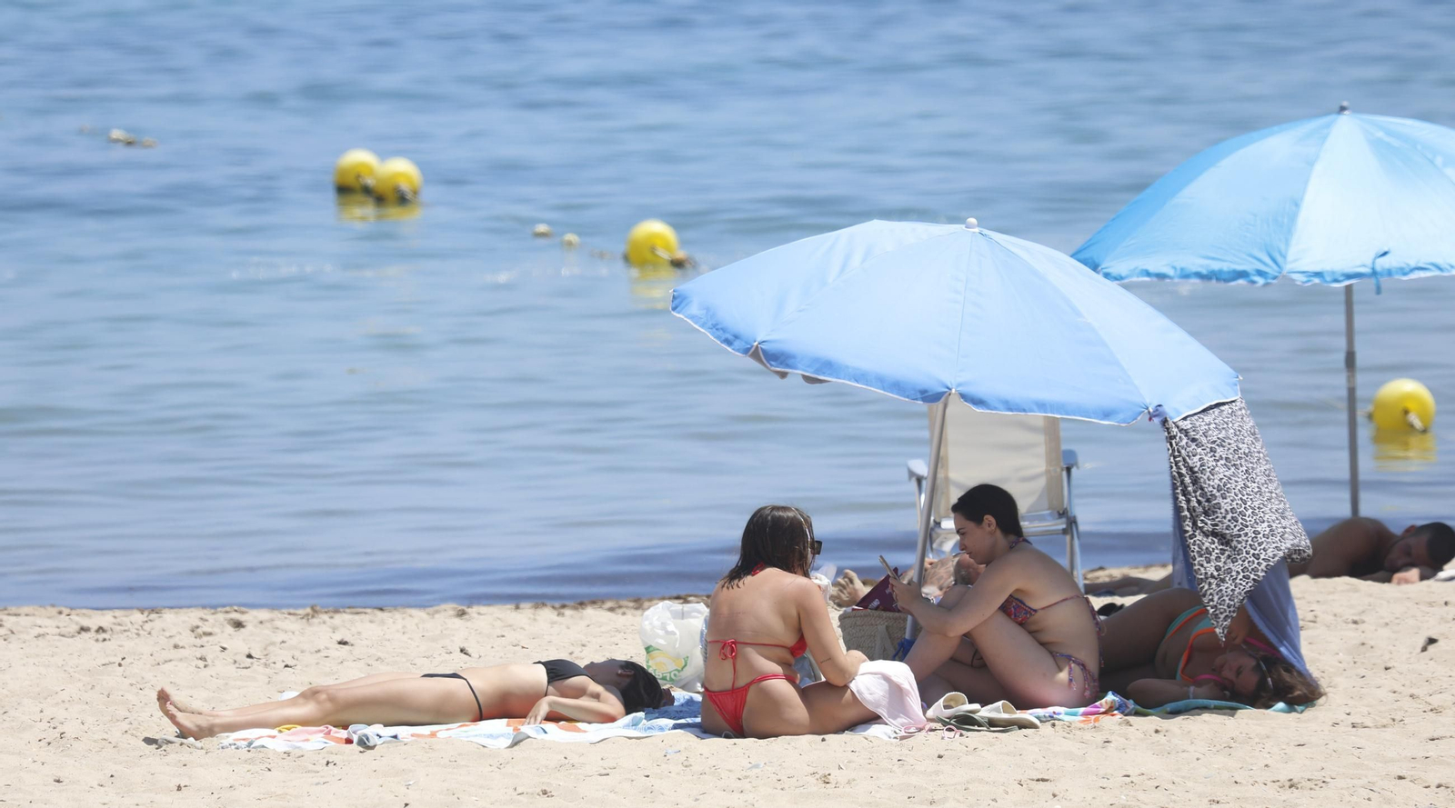 Fotos del sábado en la playa de Getares