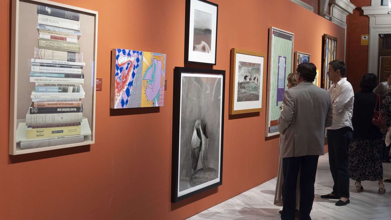 Algunas de las obras subastadas.