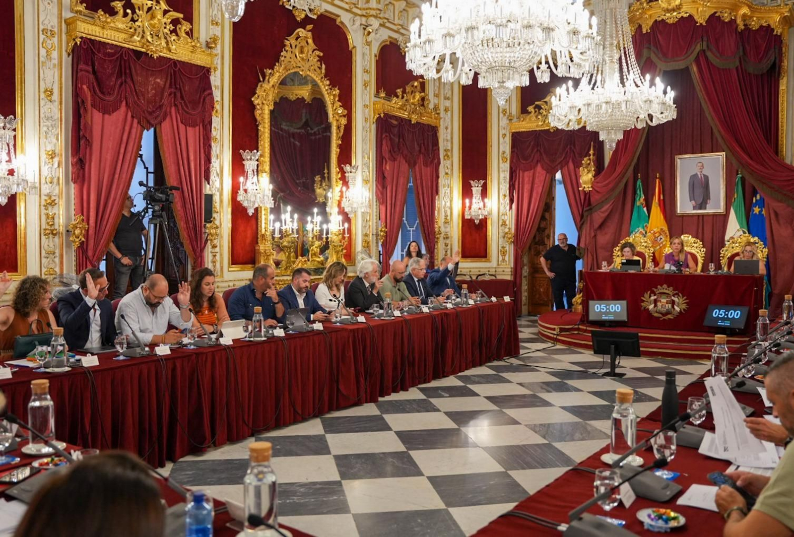 Pleno de la Diputacion de Cádiz del mes de julio, celebrado este miércoles.