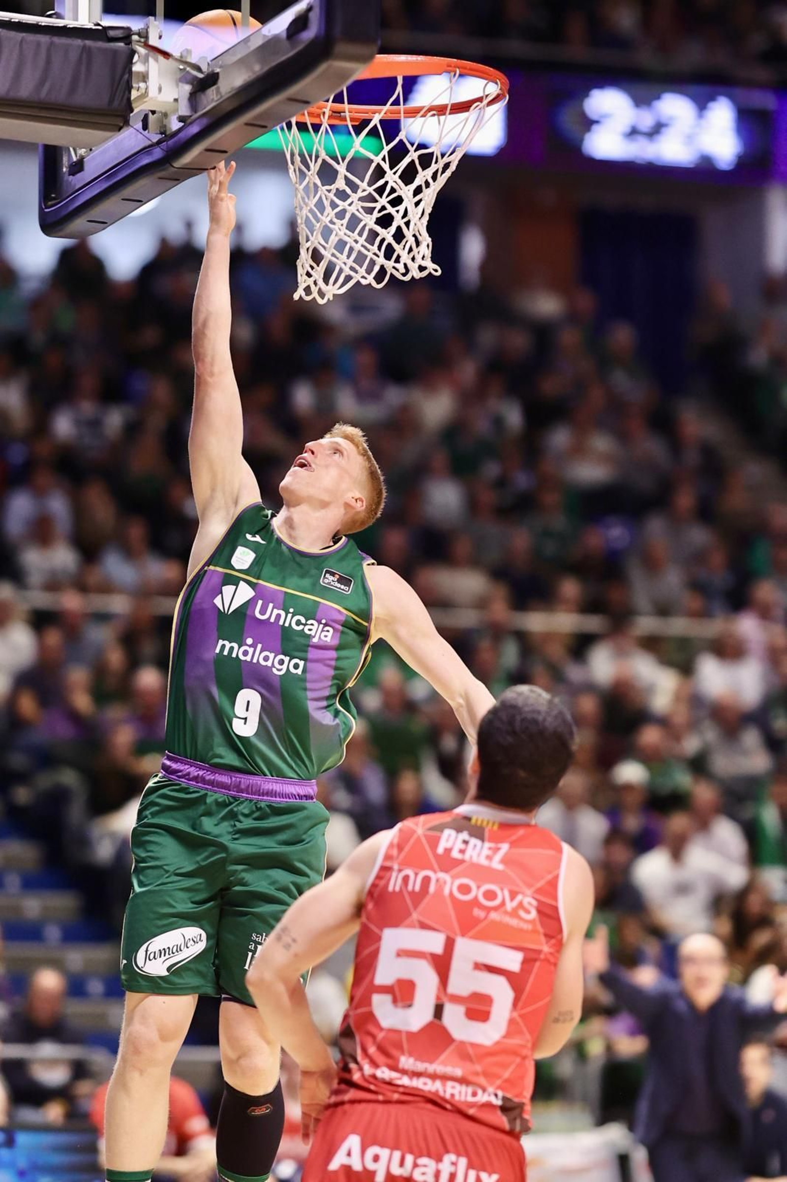 El Unicaja-Baxi Manresa, en fotos