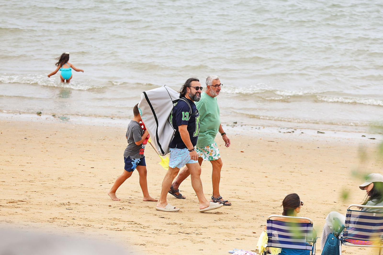 Mañanas nubladas de paseos por las playas de Huelva