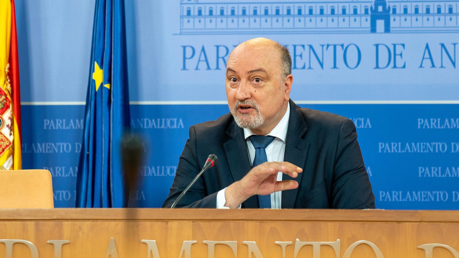 El presidente de Vox Granada, Ricardo López Olea.