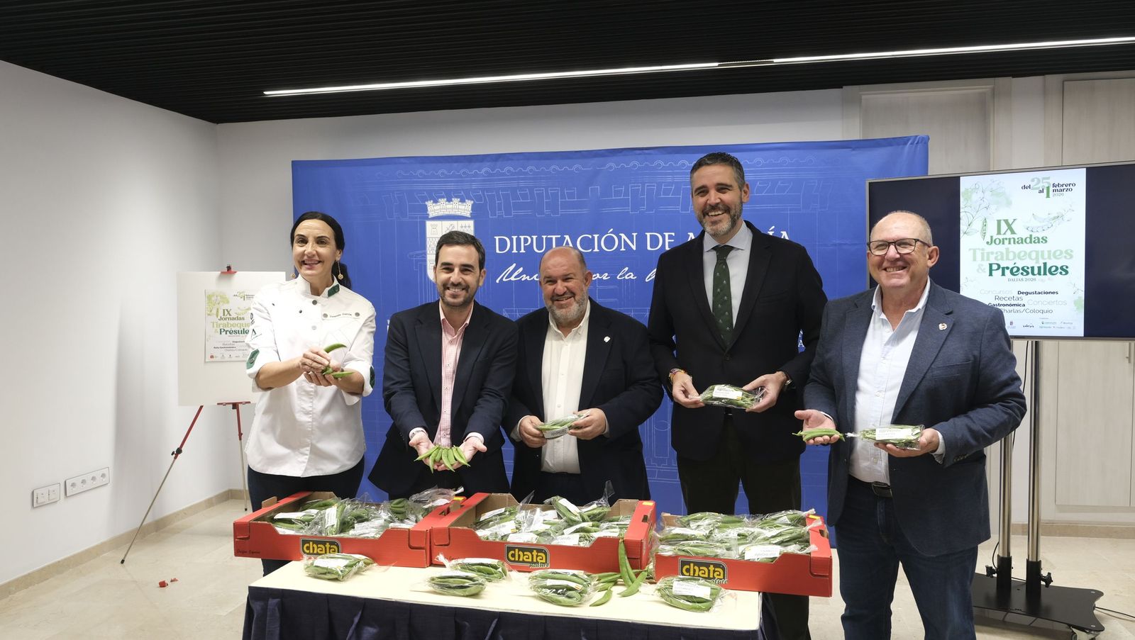 Presentación de las IX Jornadas de Tirabeques y Présules de Dalías.