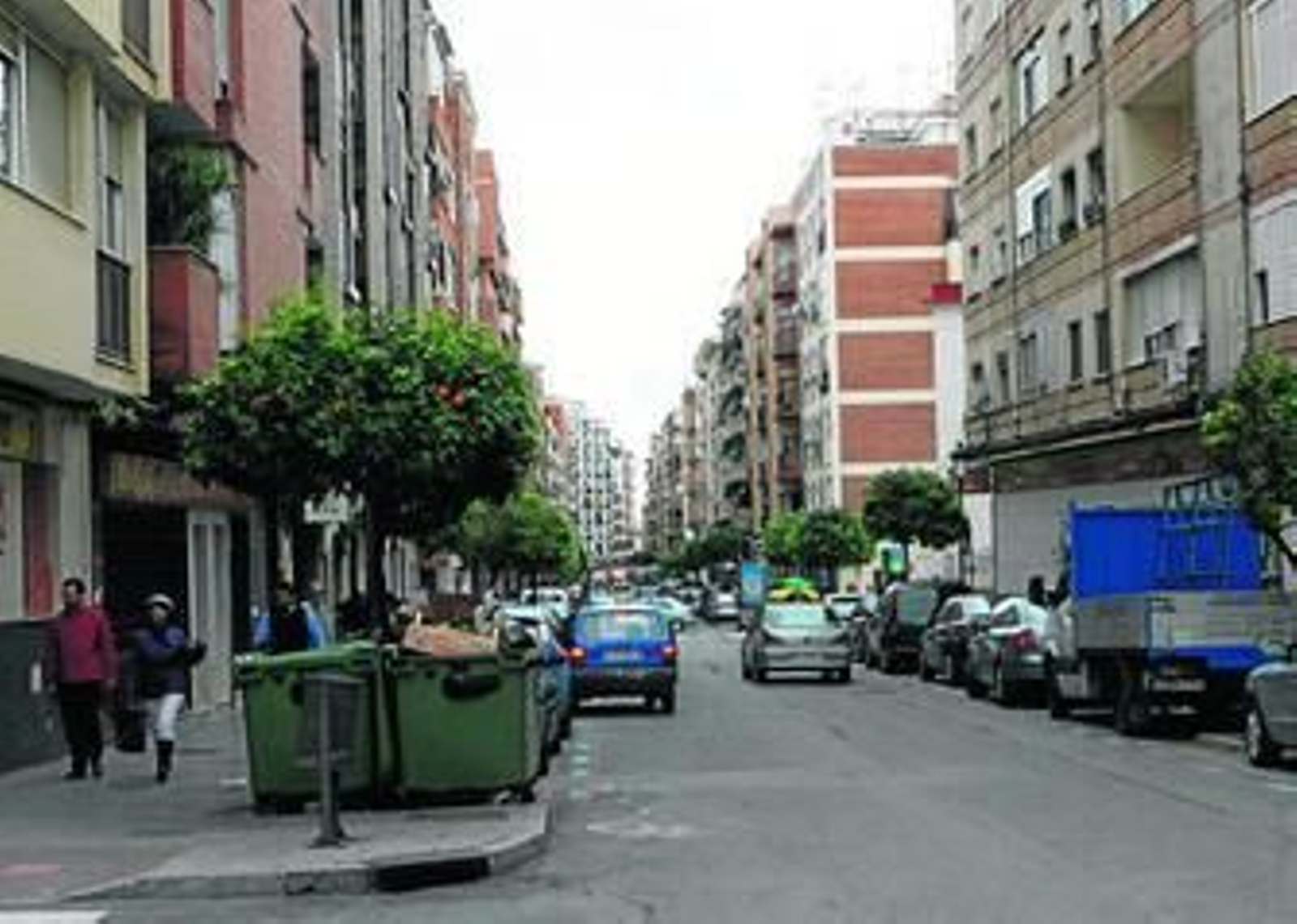 La avenida José Fariñas, una de las principales arterias de Viaplana.