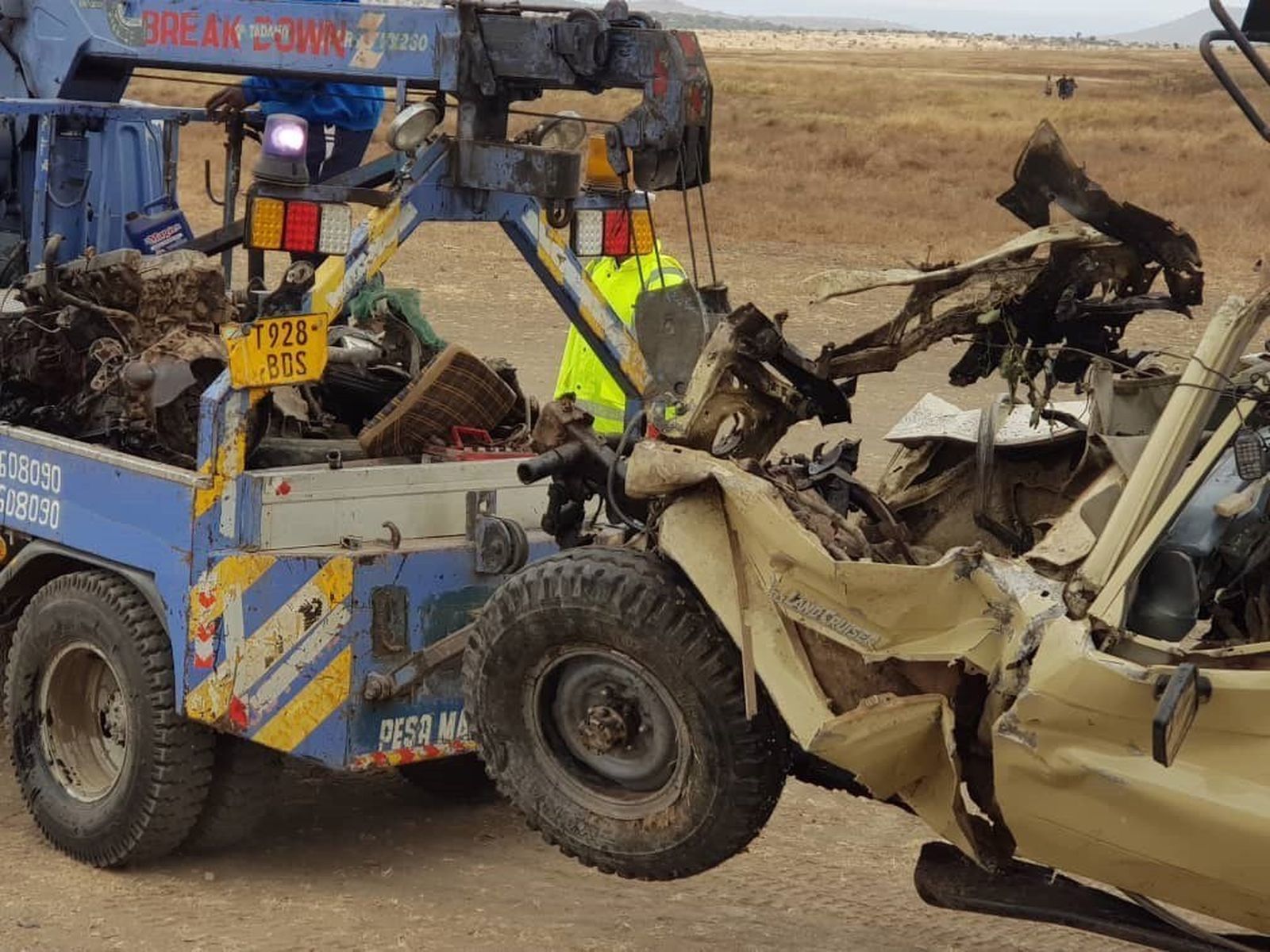 Los cuerpos de los turistas de Tanzania llegan hoy al mediodía