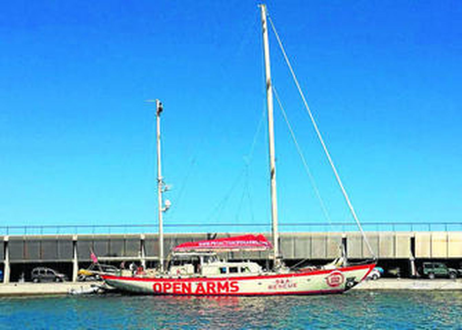 La nave cedida por el empresario italiano Livio Lo Monaco, residente en Granada.
