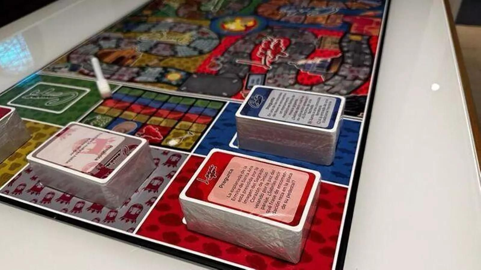 Un tablero de un juego de rol.