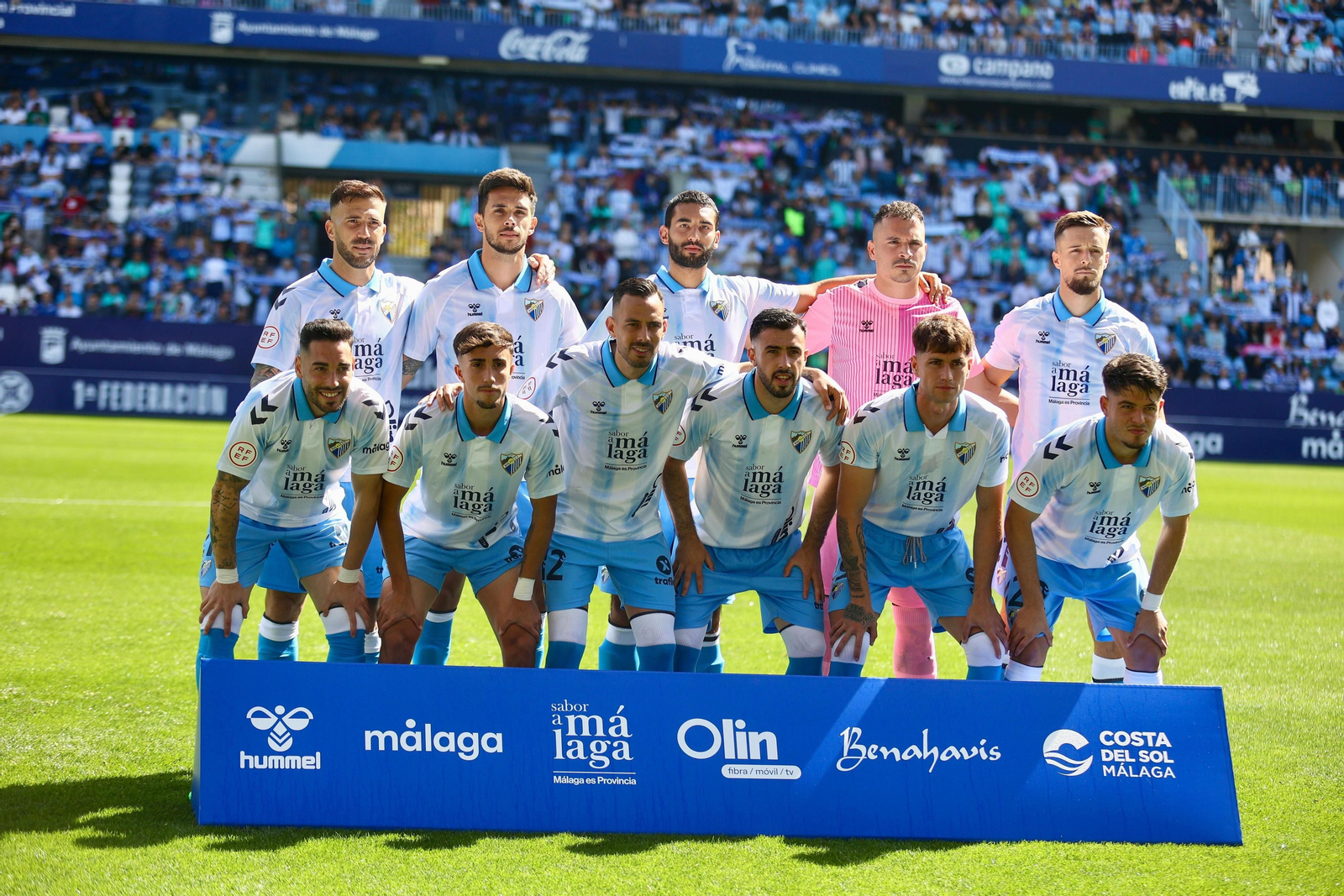 El once del Málaga CF ante el Intercity