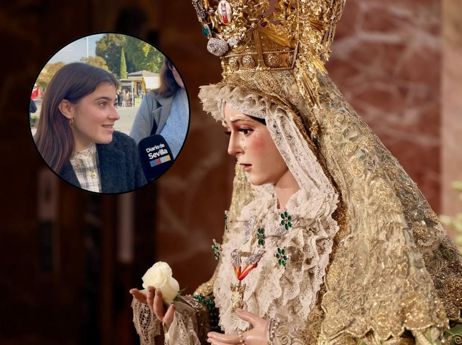 Devotos y fieles acuden en masa a la Basílica de la Esperanza Macarena.