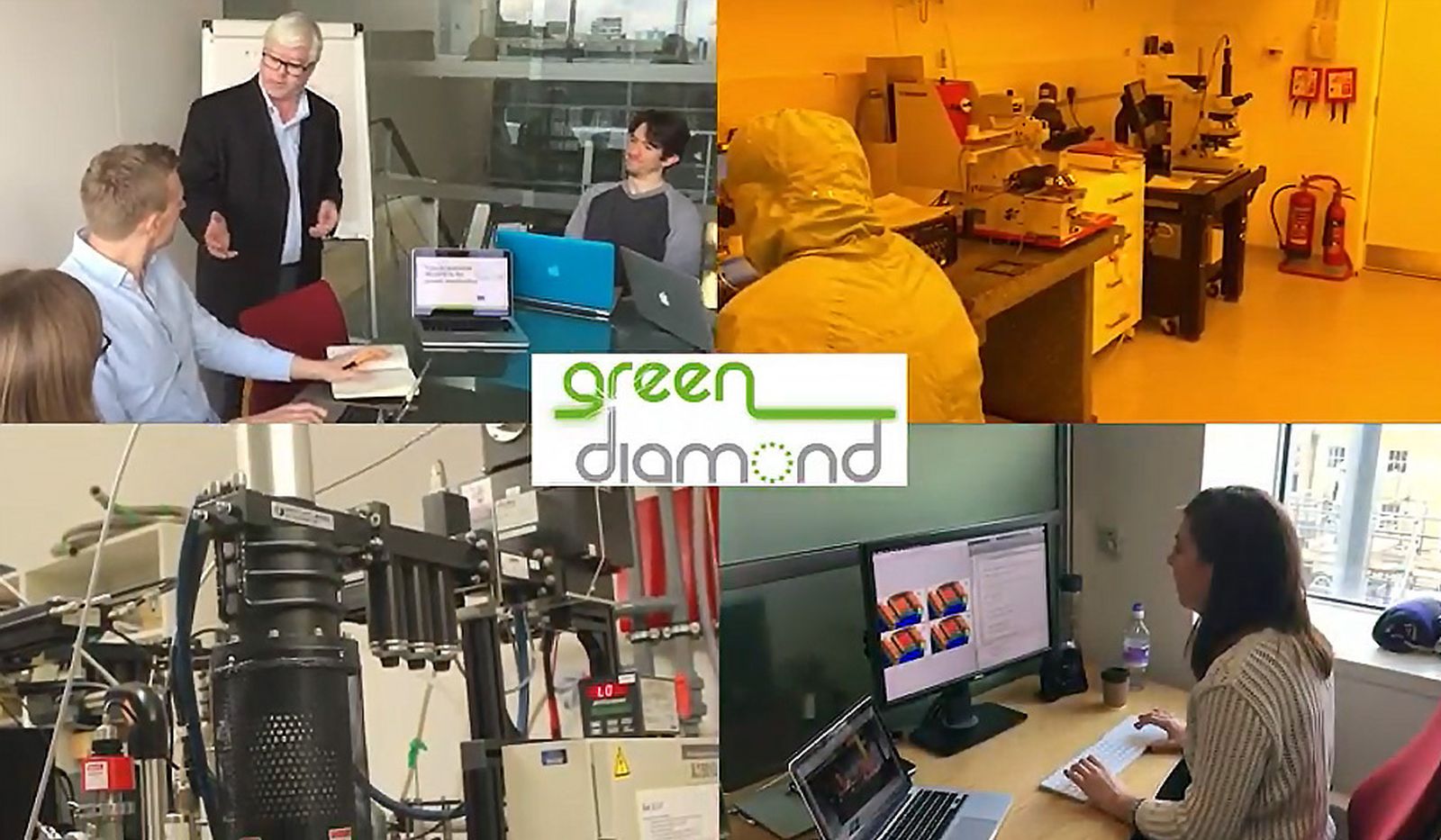 Una de las imágenes promocionales de la firma GreenDiamond con la que colaborará la UCA.