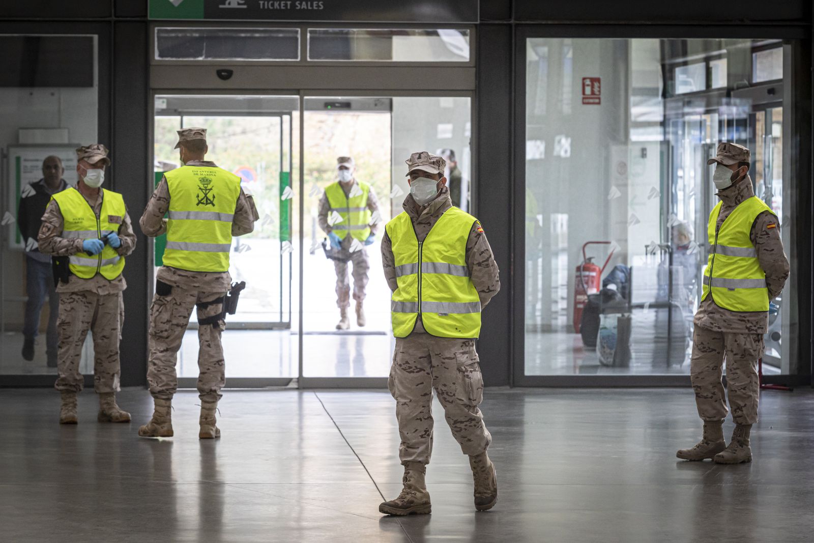 Presencia de ila Infanteria de Marina en Cádiz