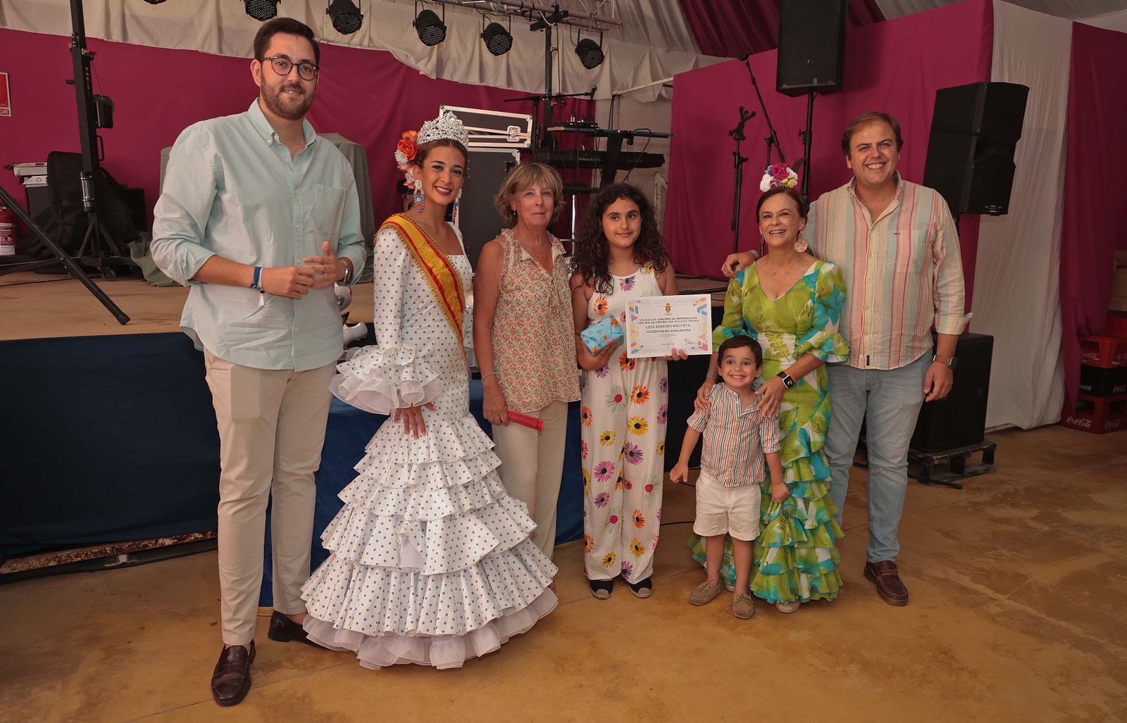 Fotos de los actos de entrega de premios en la caseta municipal de la Feria Real de Algeciras 2024