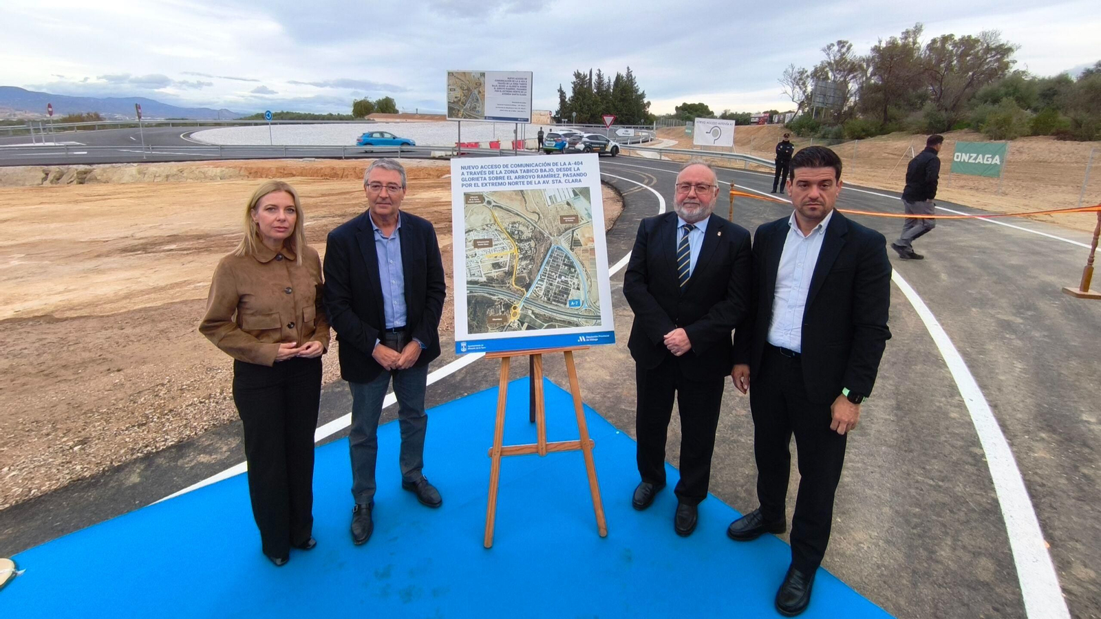 Inauguración del carril que conectará Alhaurín de la Torre con la A7