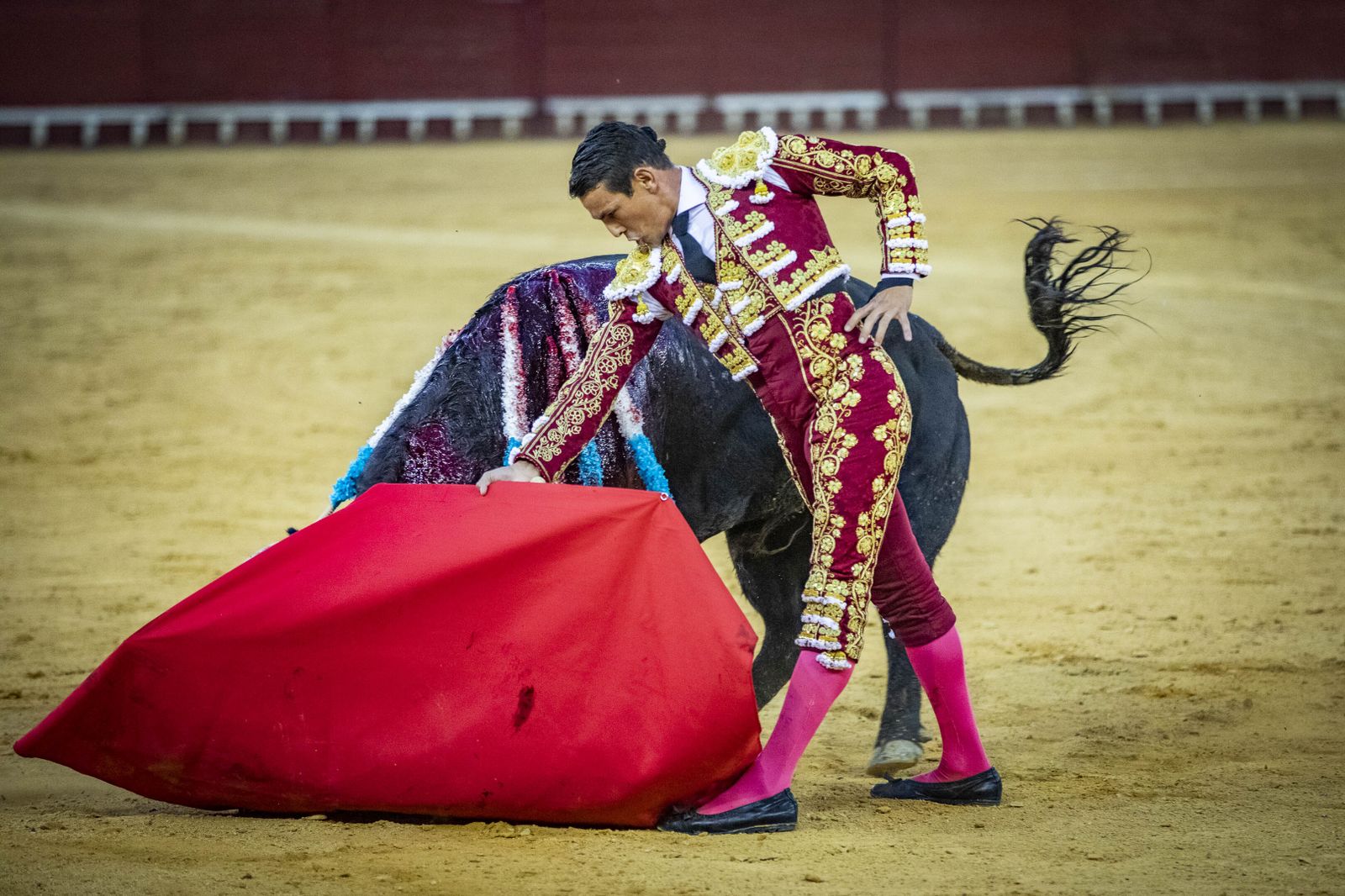 Daniel Crespo, Manzanares y Juan Ortega, en la plaza de toros de El Puerto