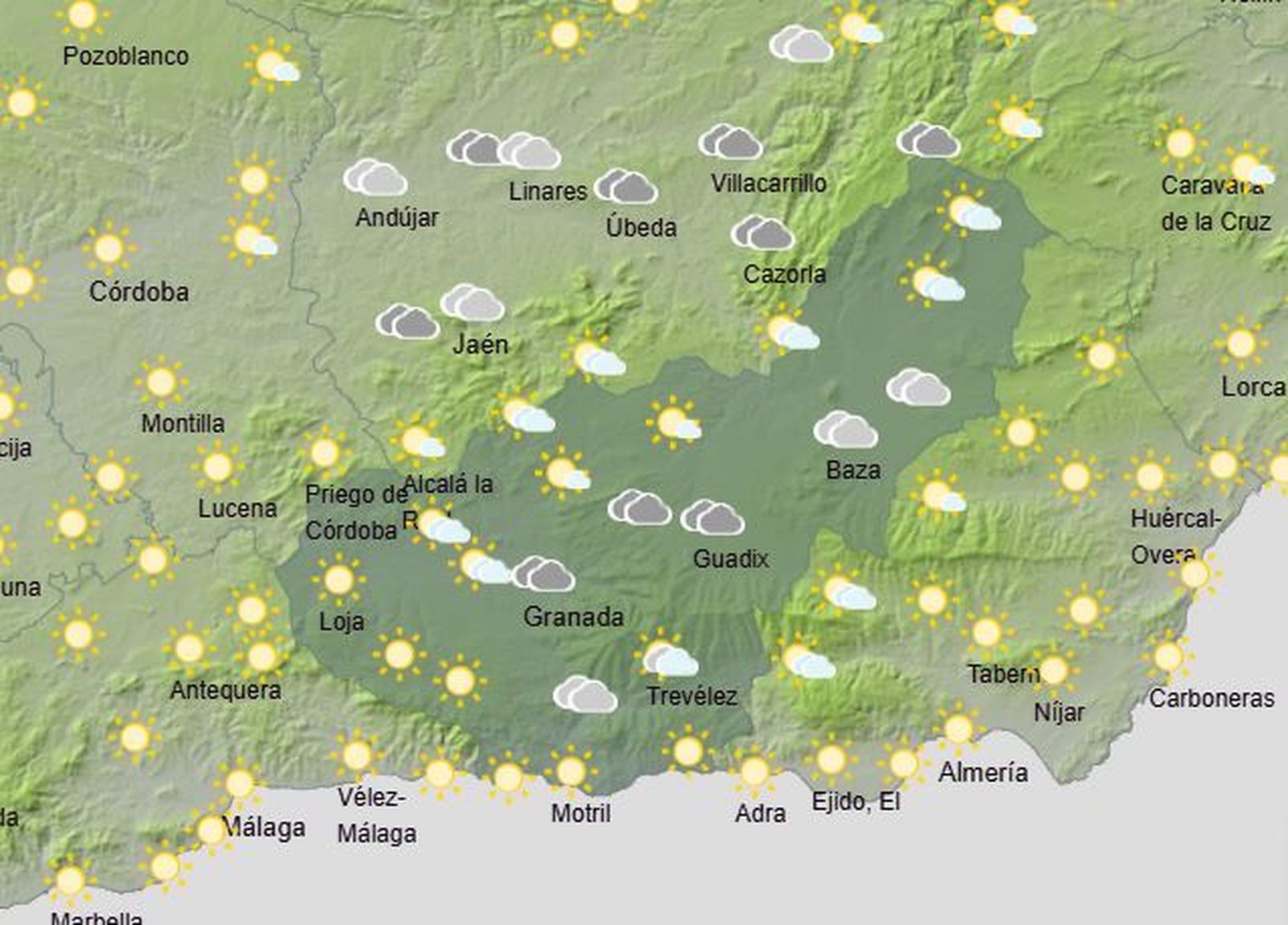 Poco a poco, el sol irá asomándose a los cielos de la provincia.