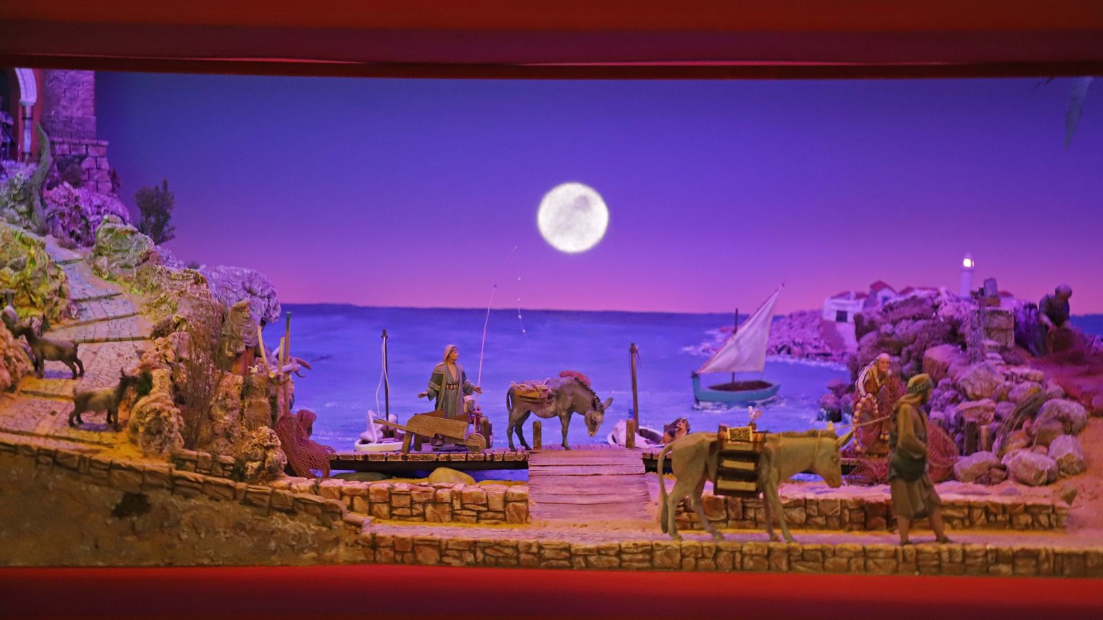 Fotos del Belén del Hotel Garrido en Algeciras