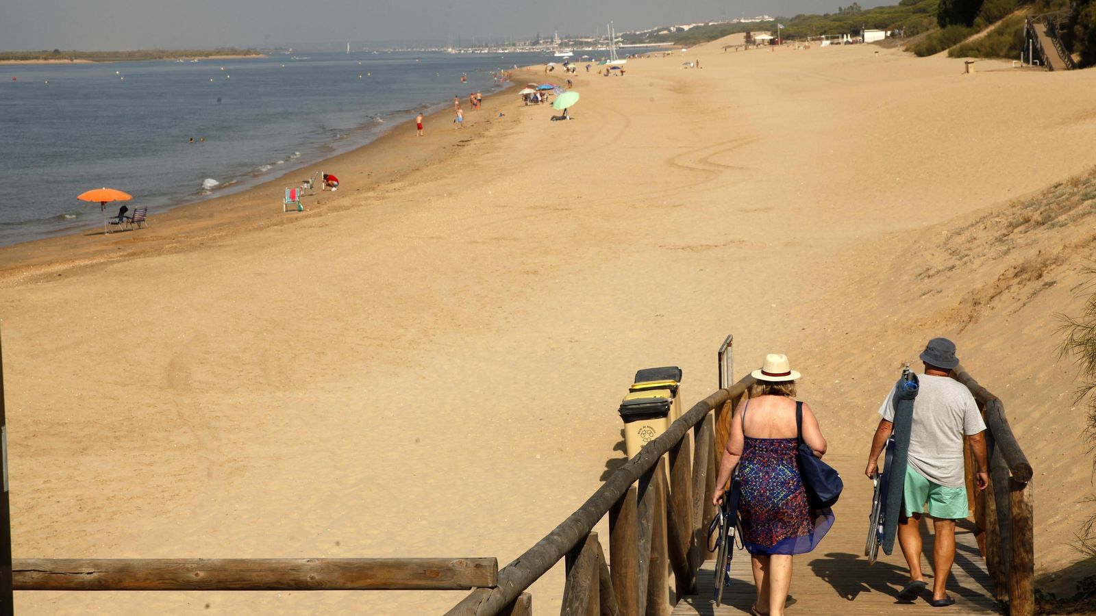 Vistas de la playa de Nuevo Portil (Cartaya)