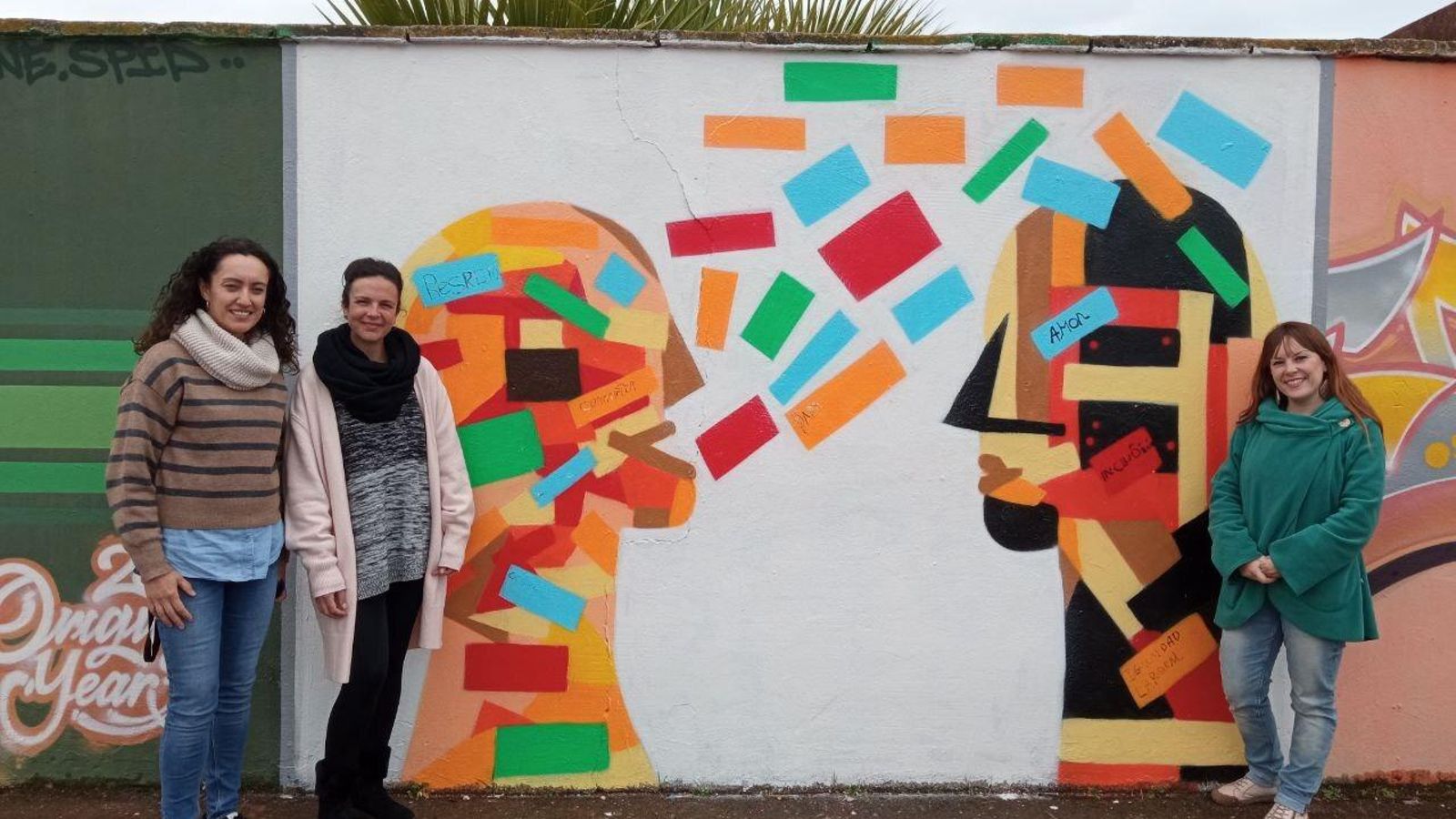 Mural de la Asociación Cádiz Down