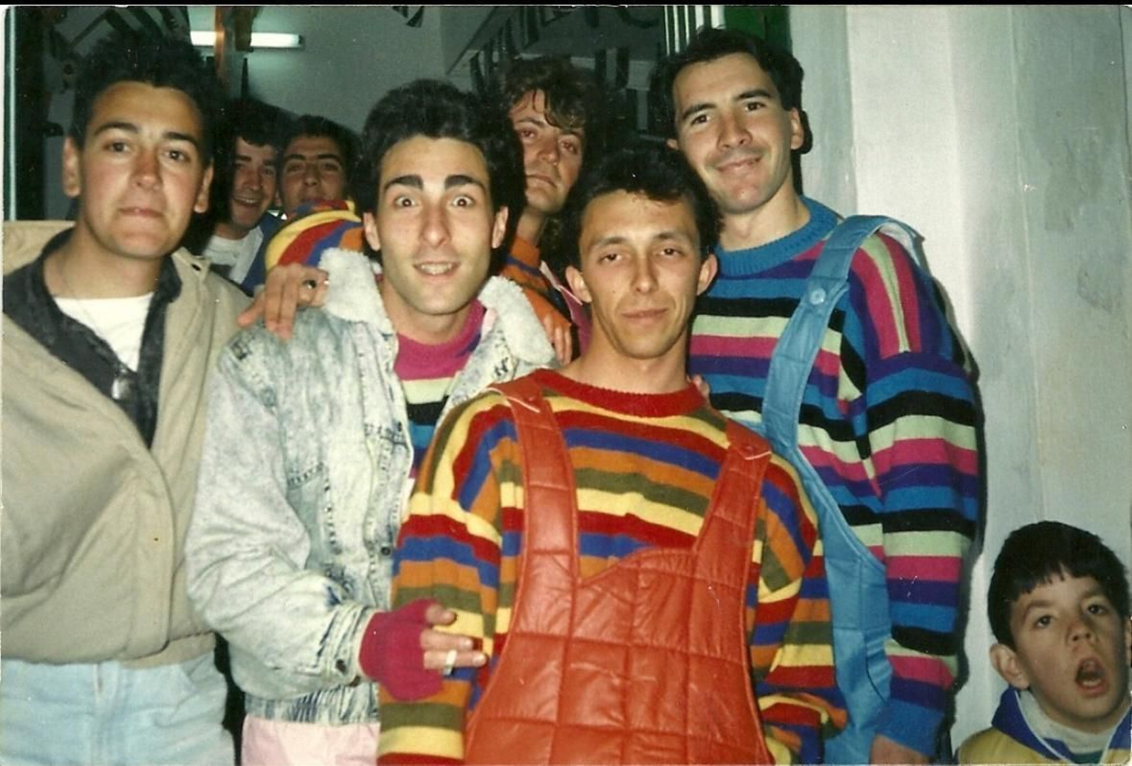 1988. Martínez Ares con Jose Fernández, José Luis Naranjo y Ángel Subiela en 'Entre tus brazos'.