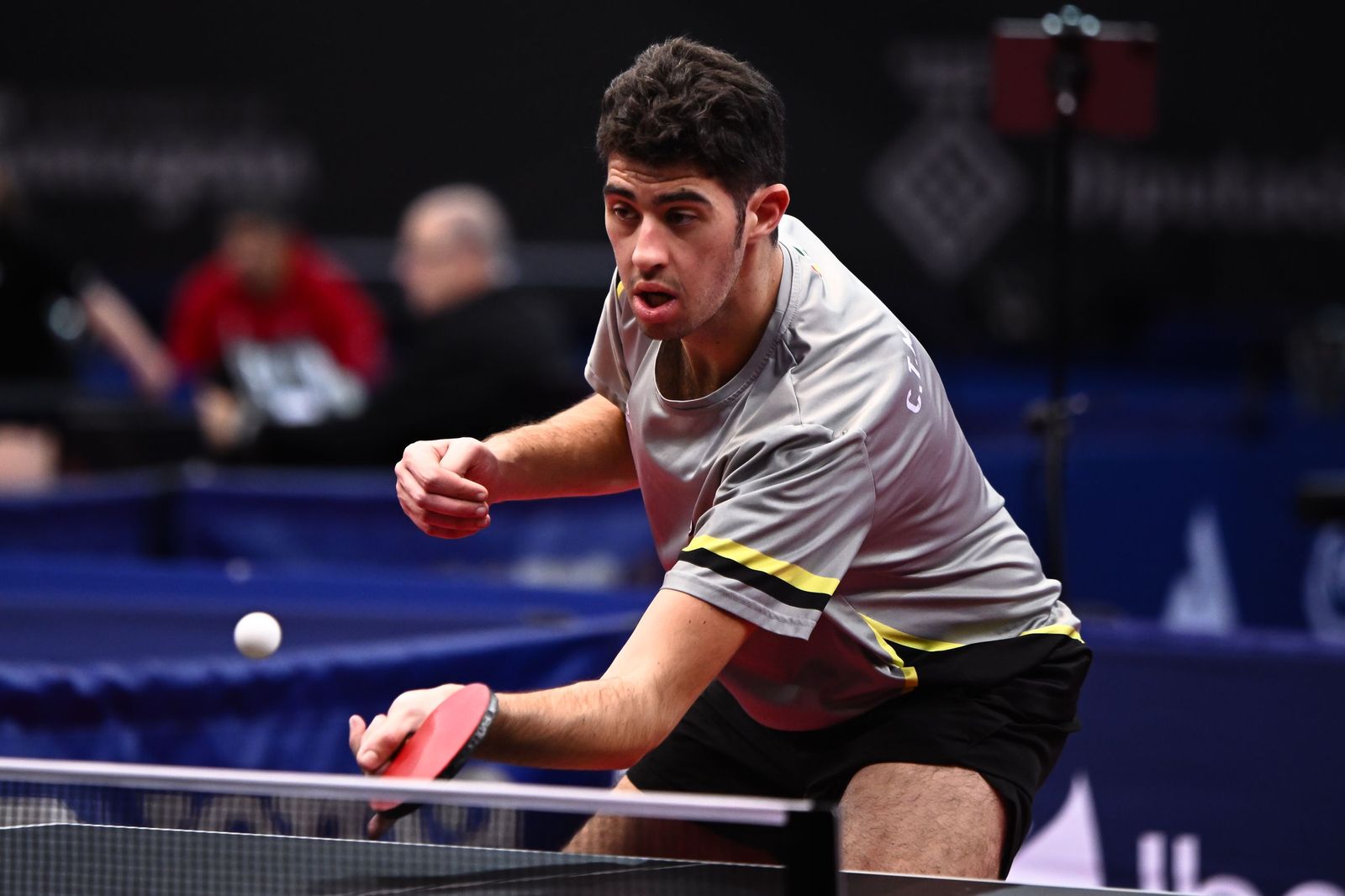 Ceferino Gómez, uno de los jugadores que subió al podio.