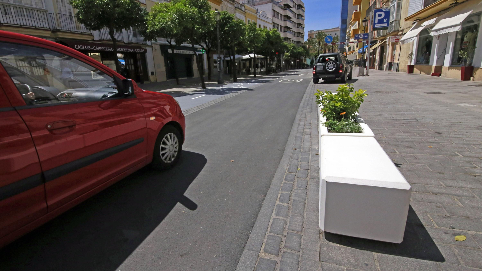 Imágenes de la apertura al tráfico de las calles Corredera, plaza Esteve, Santa María y Cerrón.