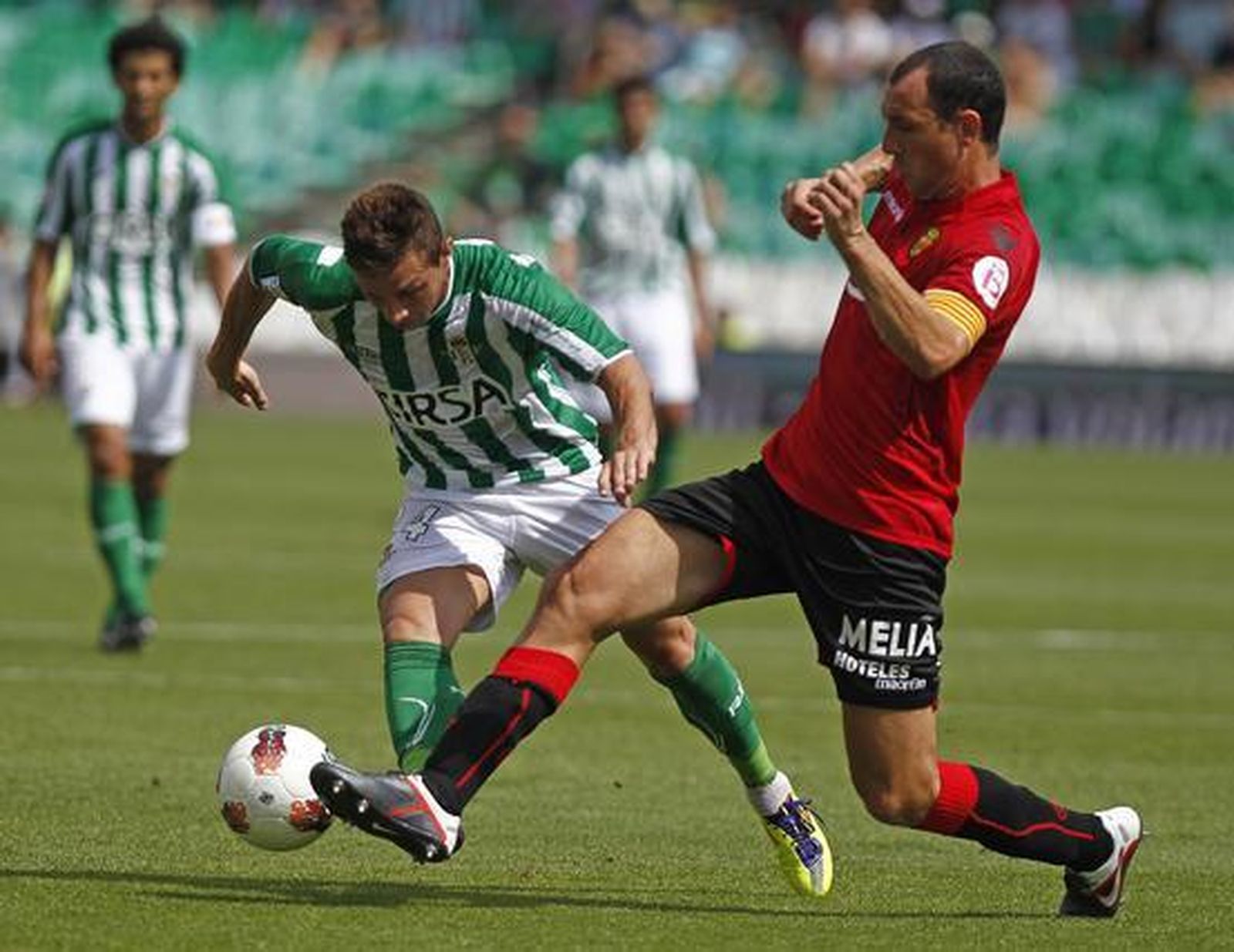 El Betis gana el segundo partido de su regreso a Primera gracias a un gol de Rubén Castro (1-0). / Antonio Pizarro