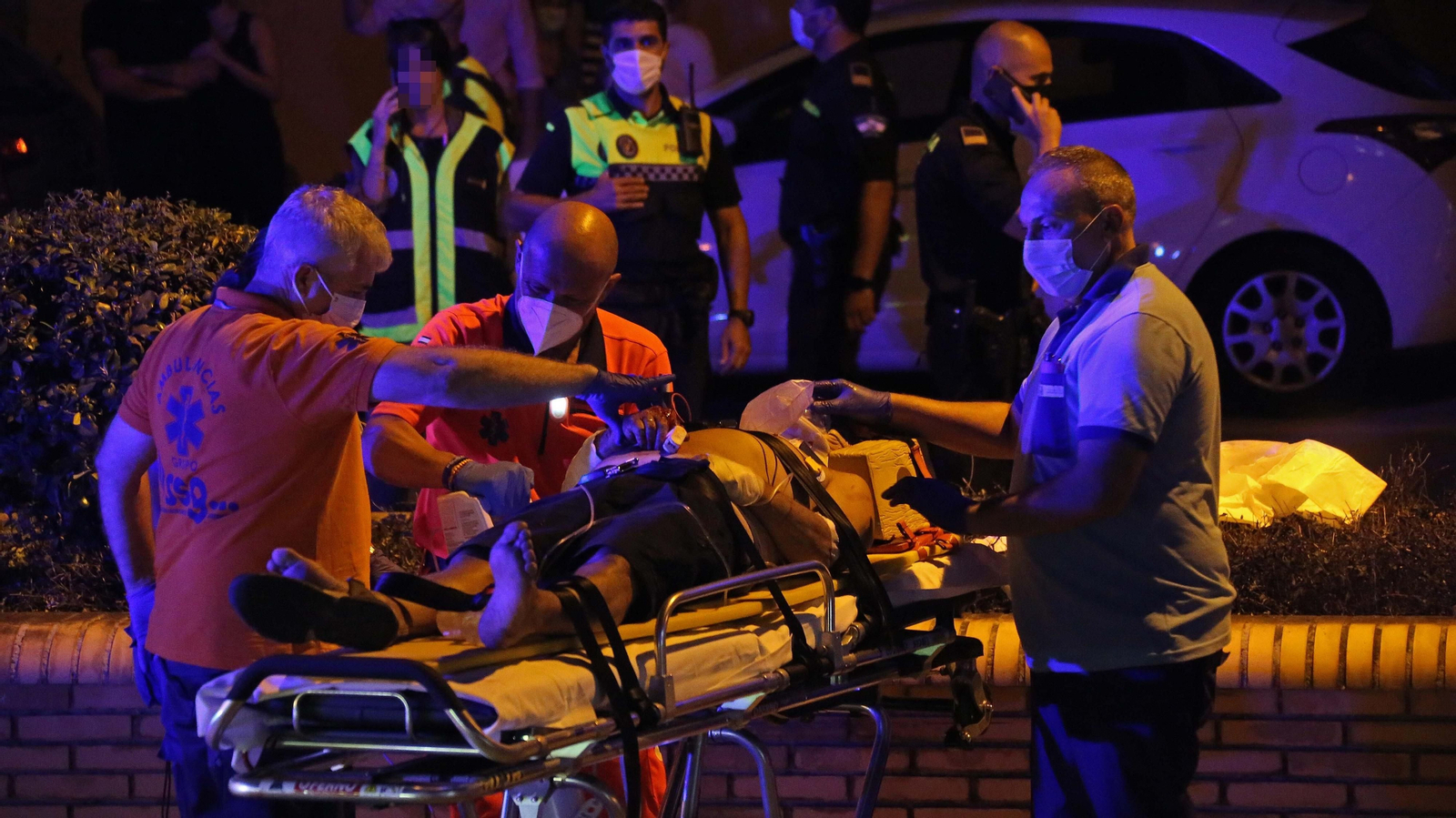 Fotos del atropello mortal  en Algeciras