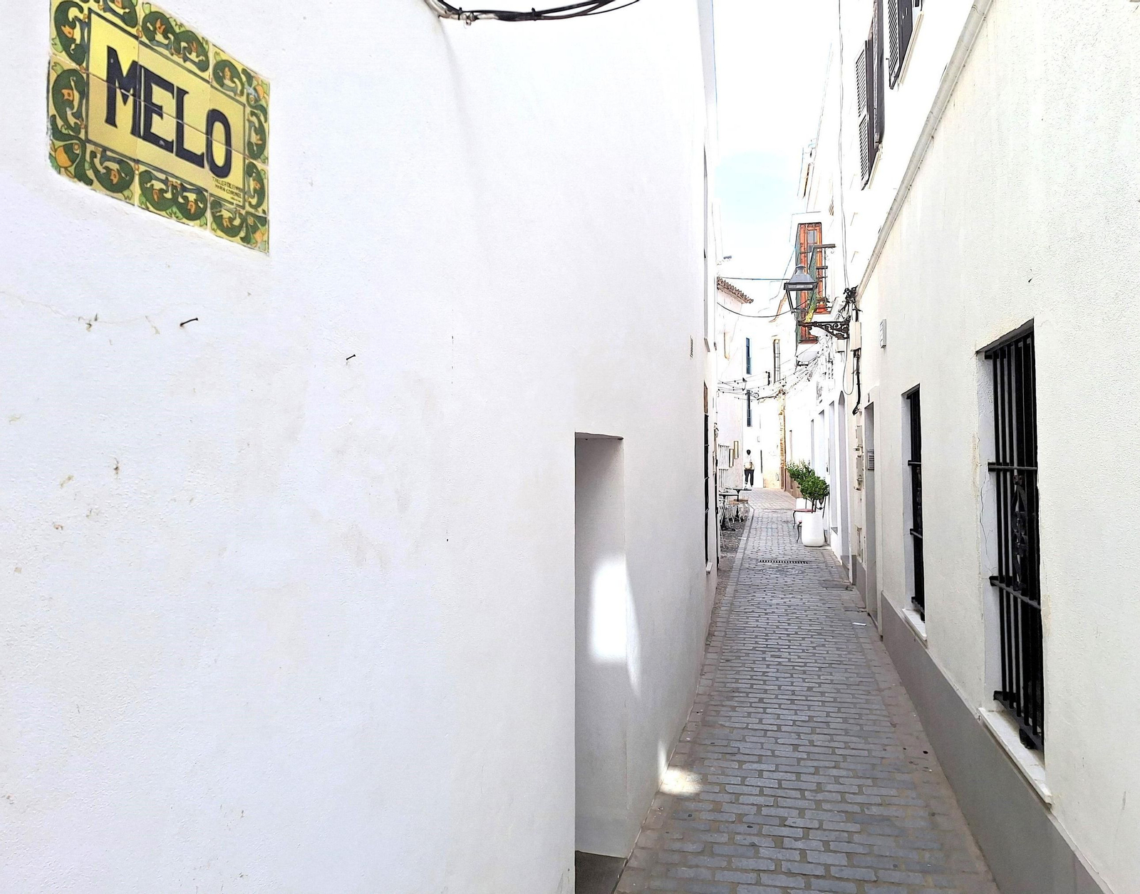 La calle Melo, originalmente llamada calle del Horno de Melo.