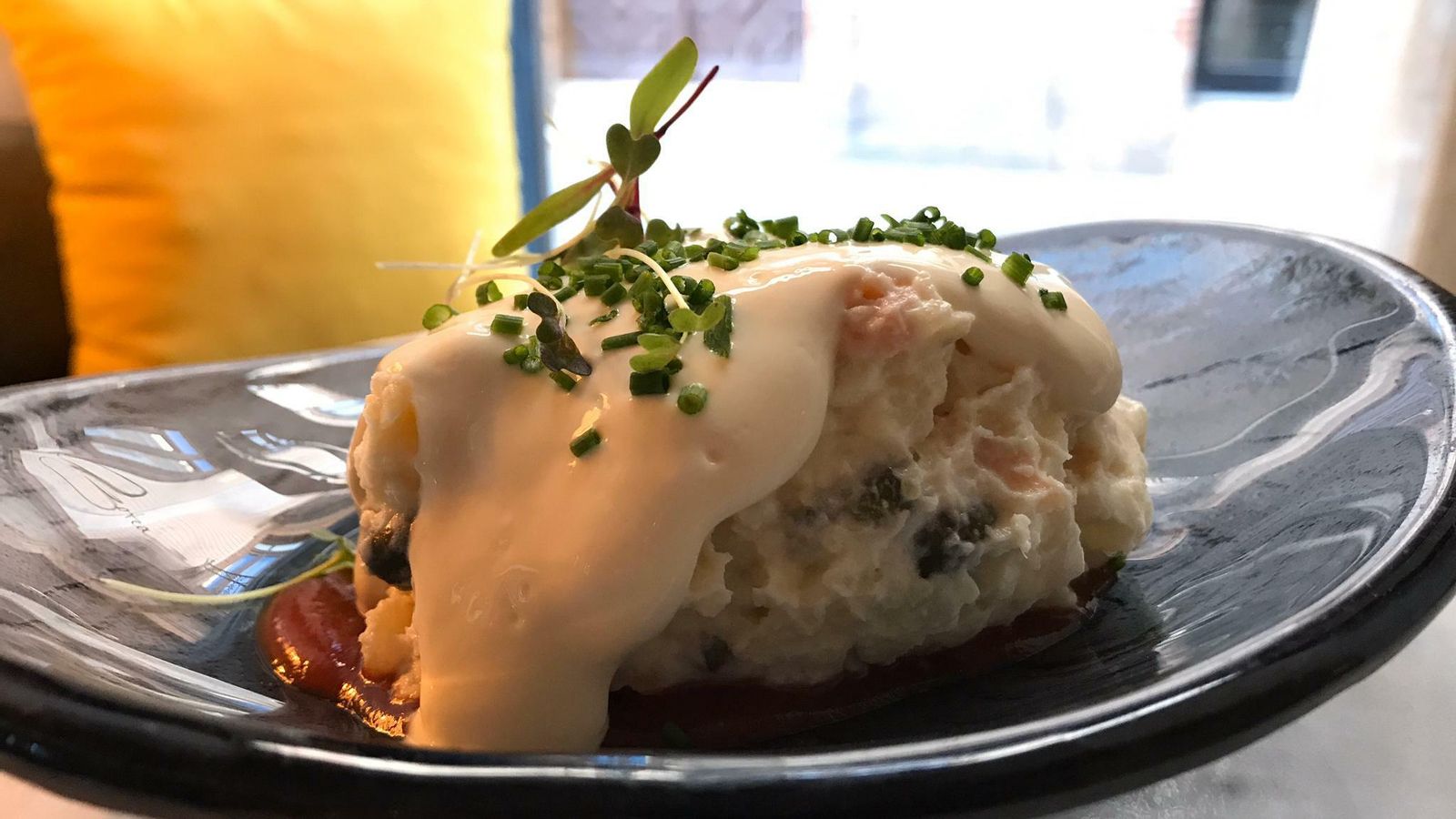 Ensaladilla de ahumados de La Azotea.