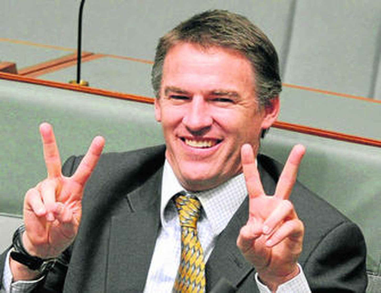 Rob Oakeshott, líder del partido independiente, a quien intentan cortejar los dos partidos mayoritarios.