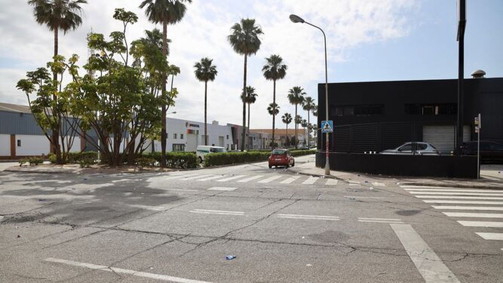 Calle de Málaga en la que se produjo el suceso.