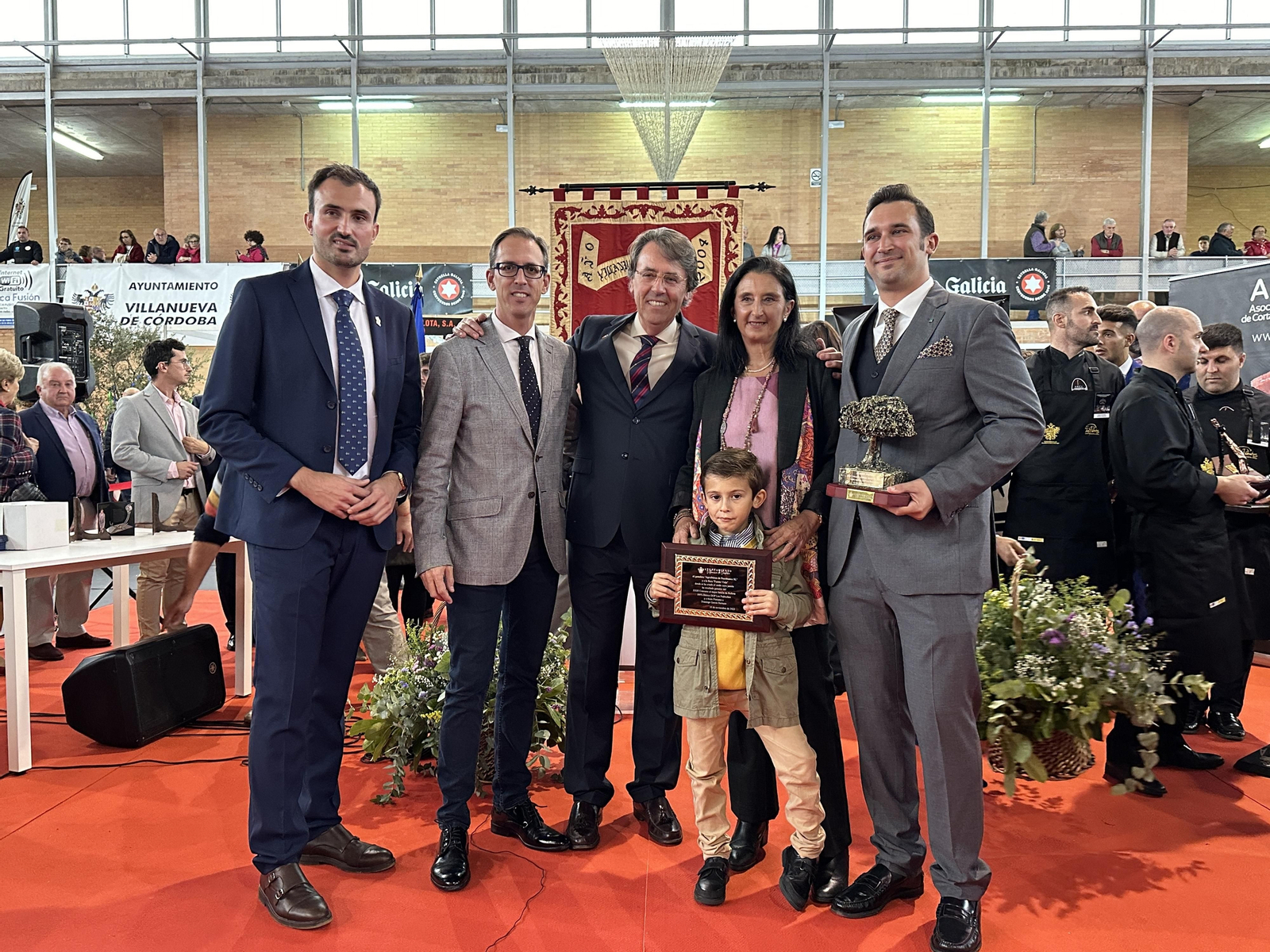 La entrega de premios de la XXIII Feria del Jamón de Villanueva de Córdoba, en imágenes