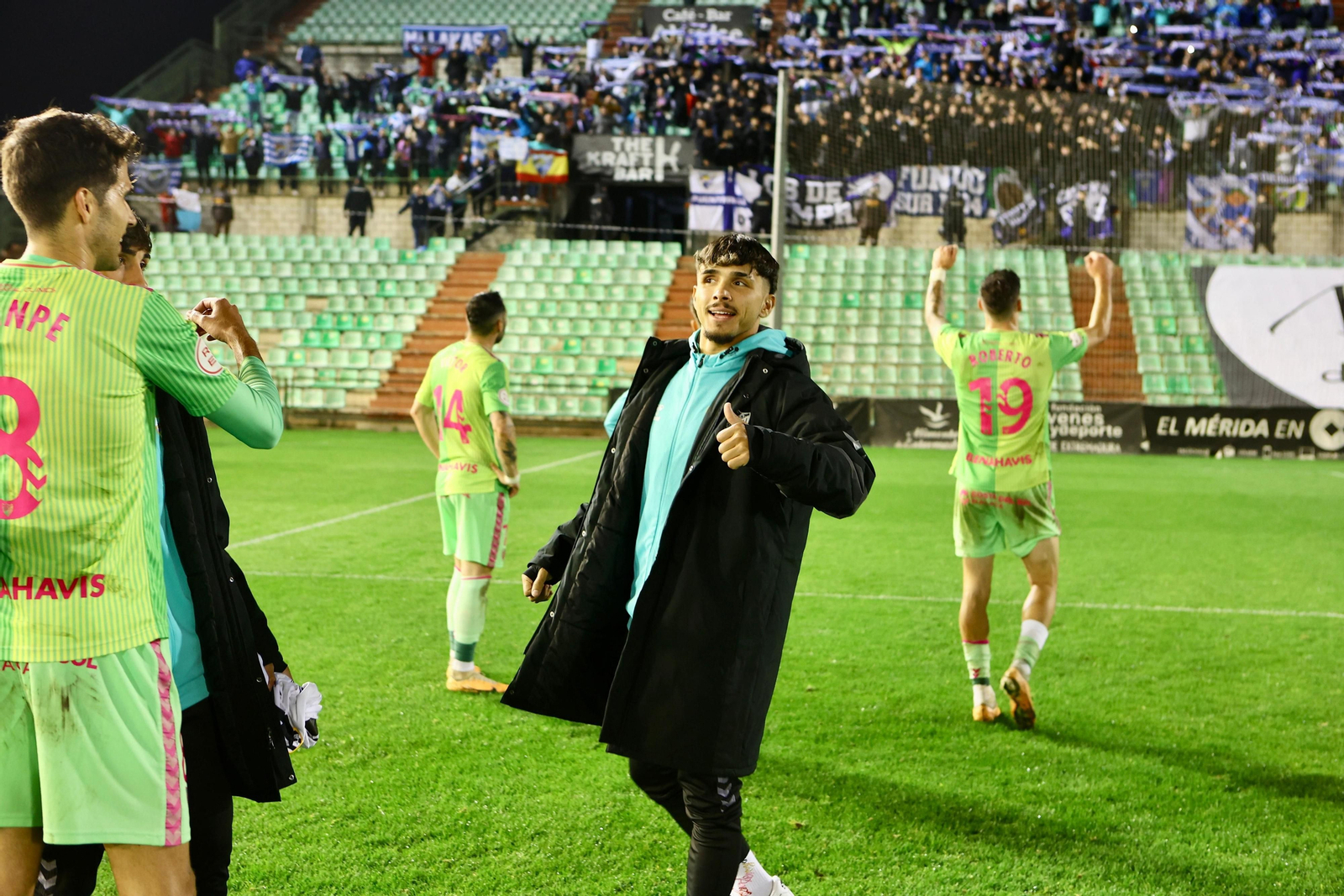 Los jugadores en la celebración