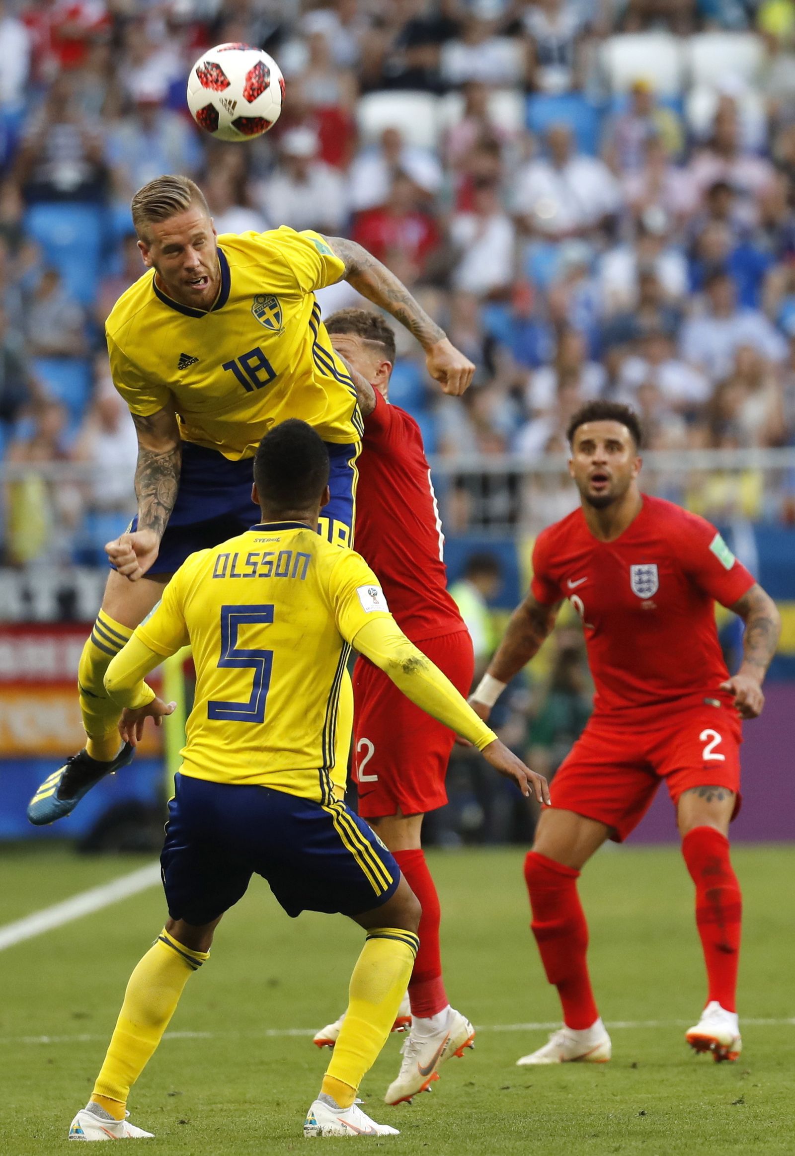 Las imágenes del Suecia-Inglaterra