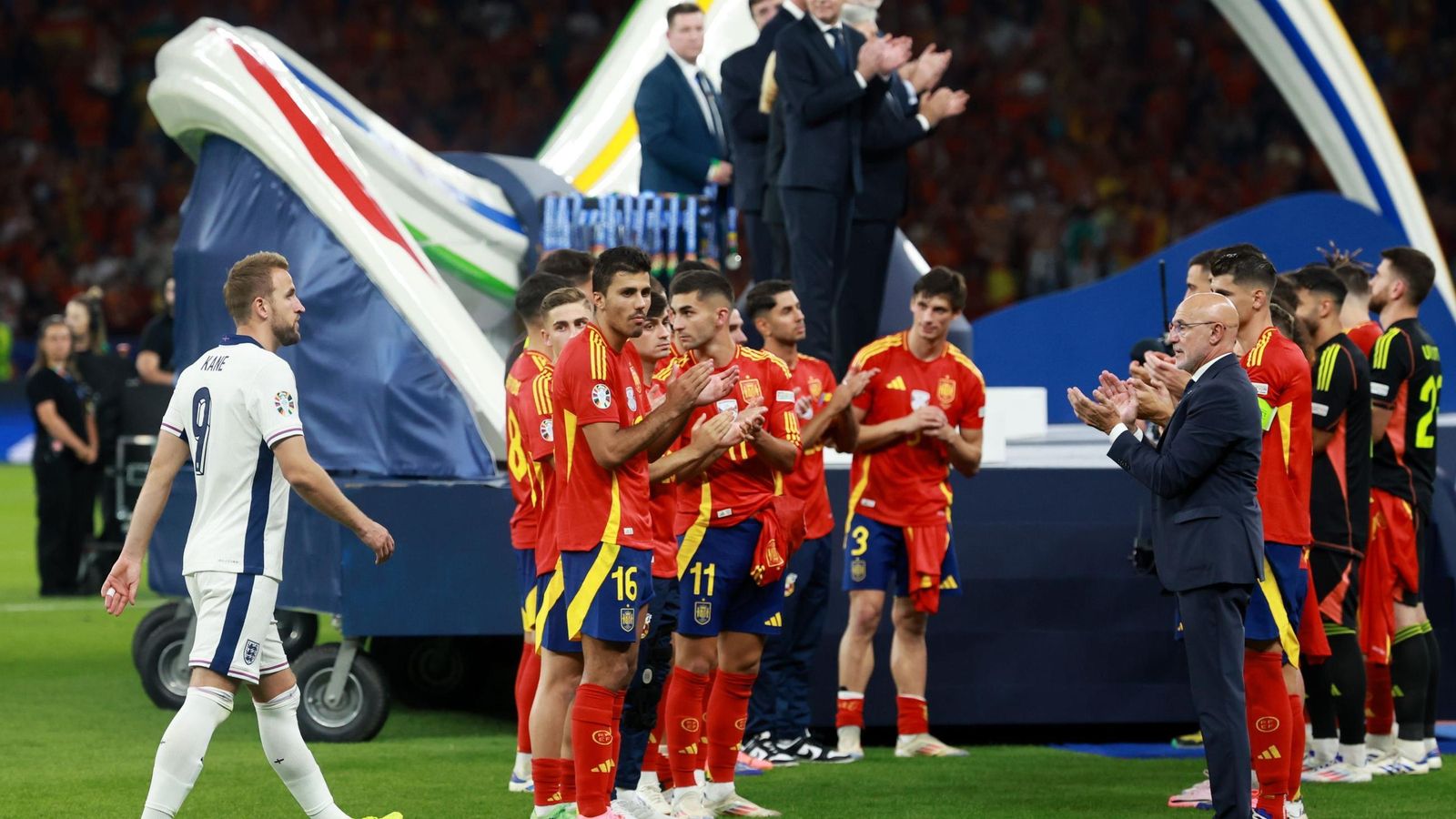Las mejores fotos del título de España ante Inglaterra
