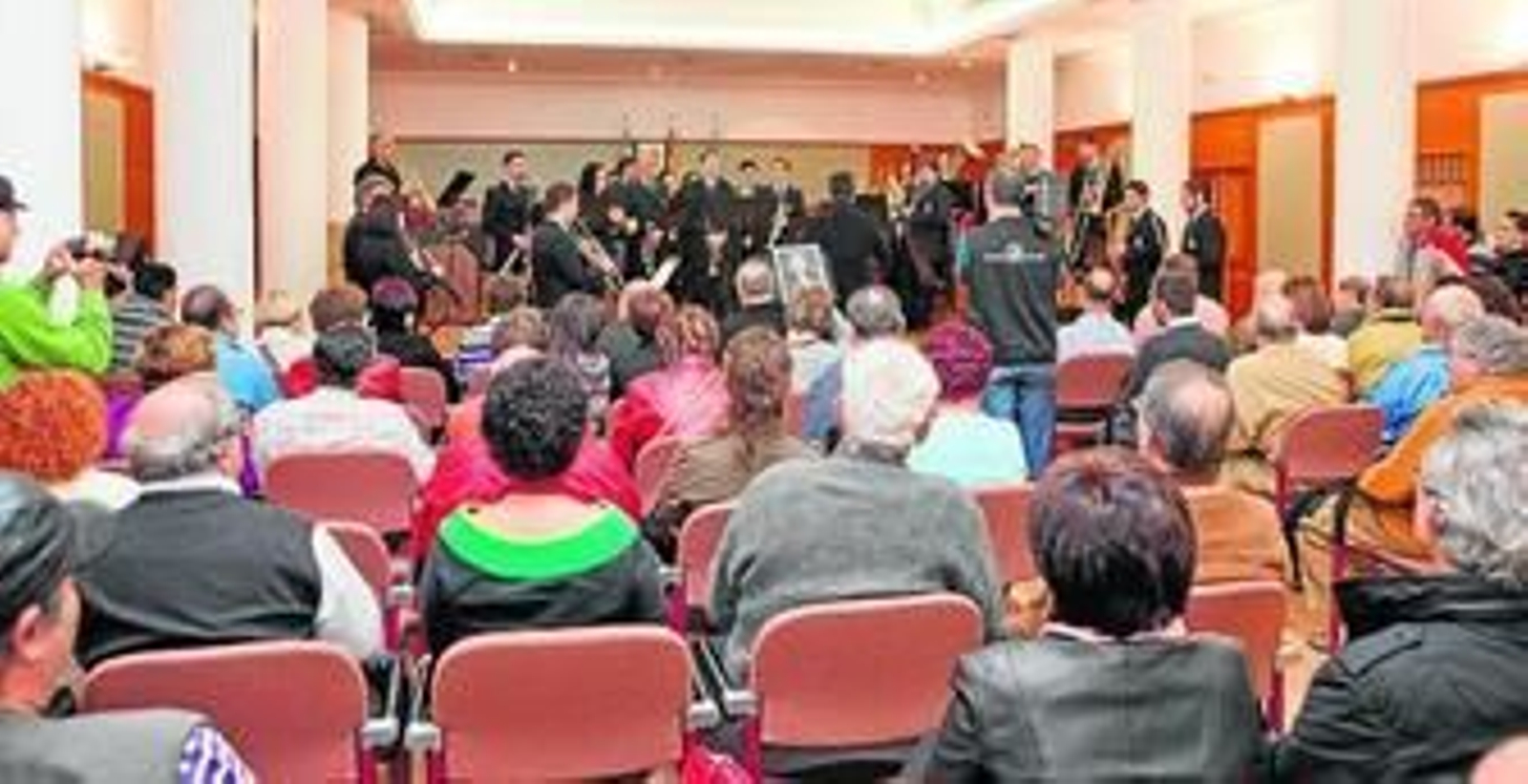 Una imagen de los ensayos.